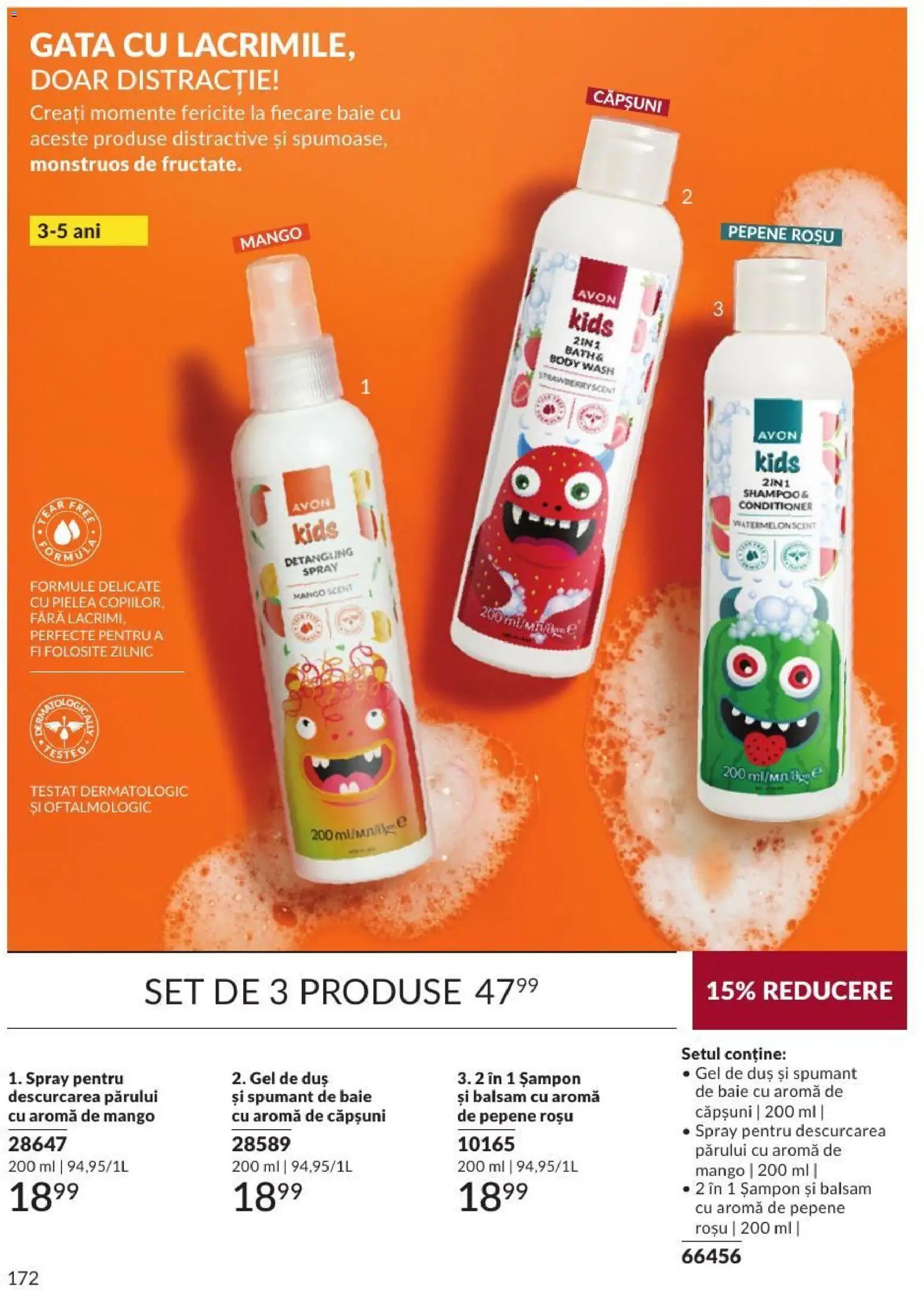 Noul catalog Avon – valabil de la 01.09.2026 | Pagină: 172 | Produse: Body, Duș, Șampon, Spumant de baie