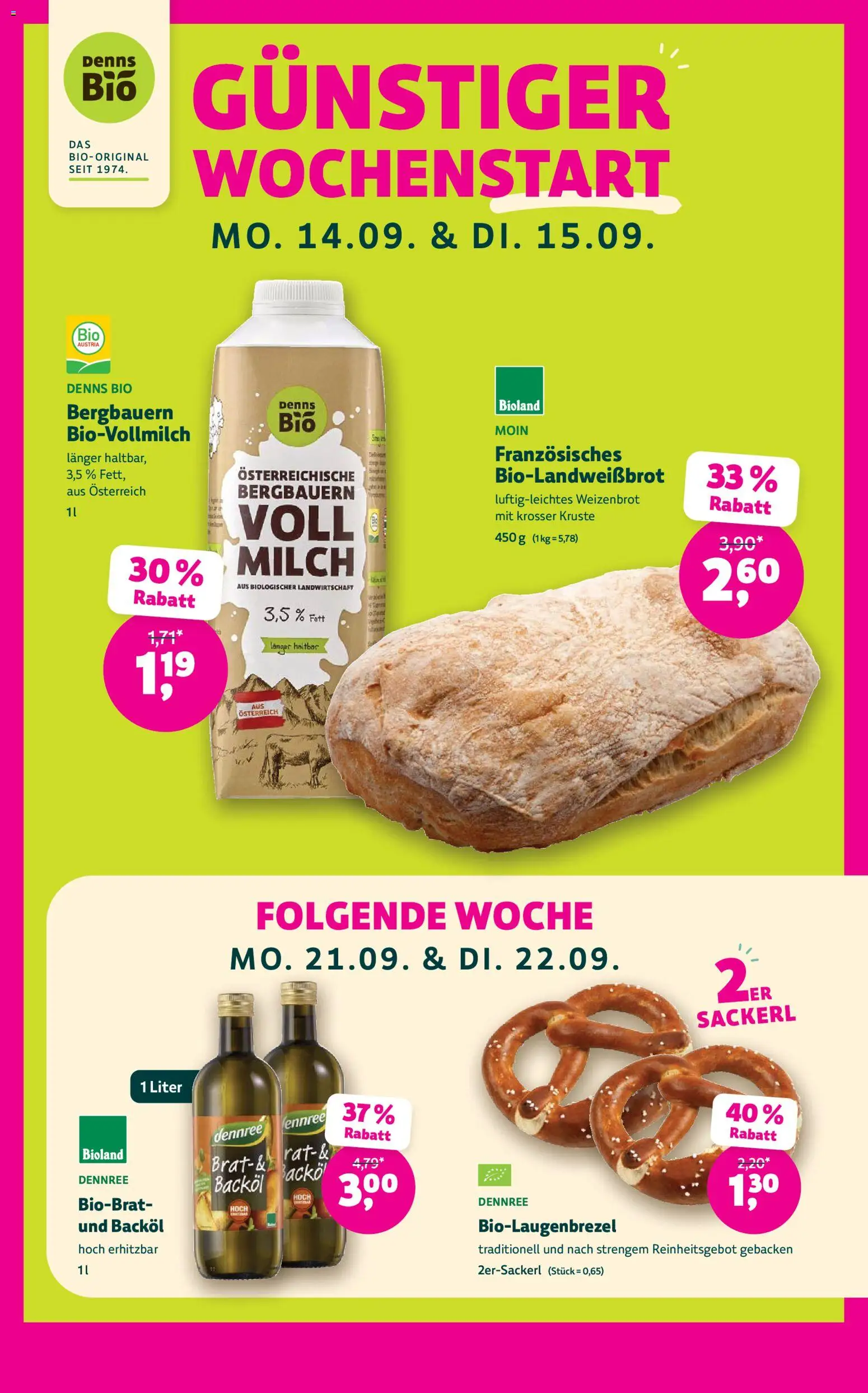 Denns BioMarkt Angebote gültig ab 09.09.2026 | Seite: 5 | Produkte: Milch