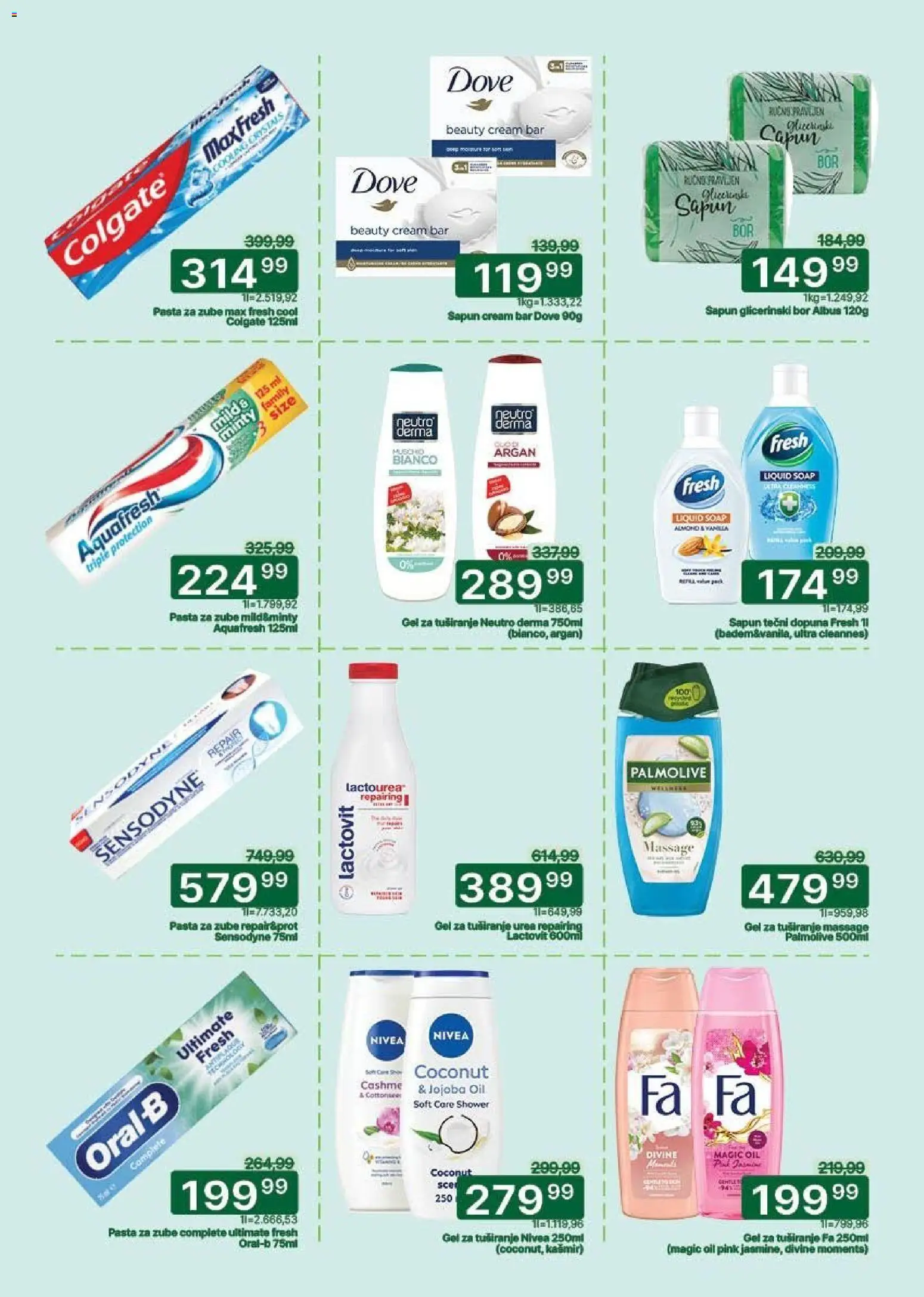 Univerexport katalog - važi od 27.04.2026 | Strana: 26 | Proizvode: Palmolive, Nivea, Sapun, Gel za tuširanje