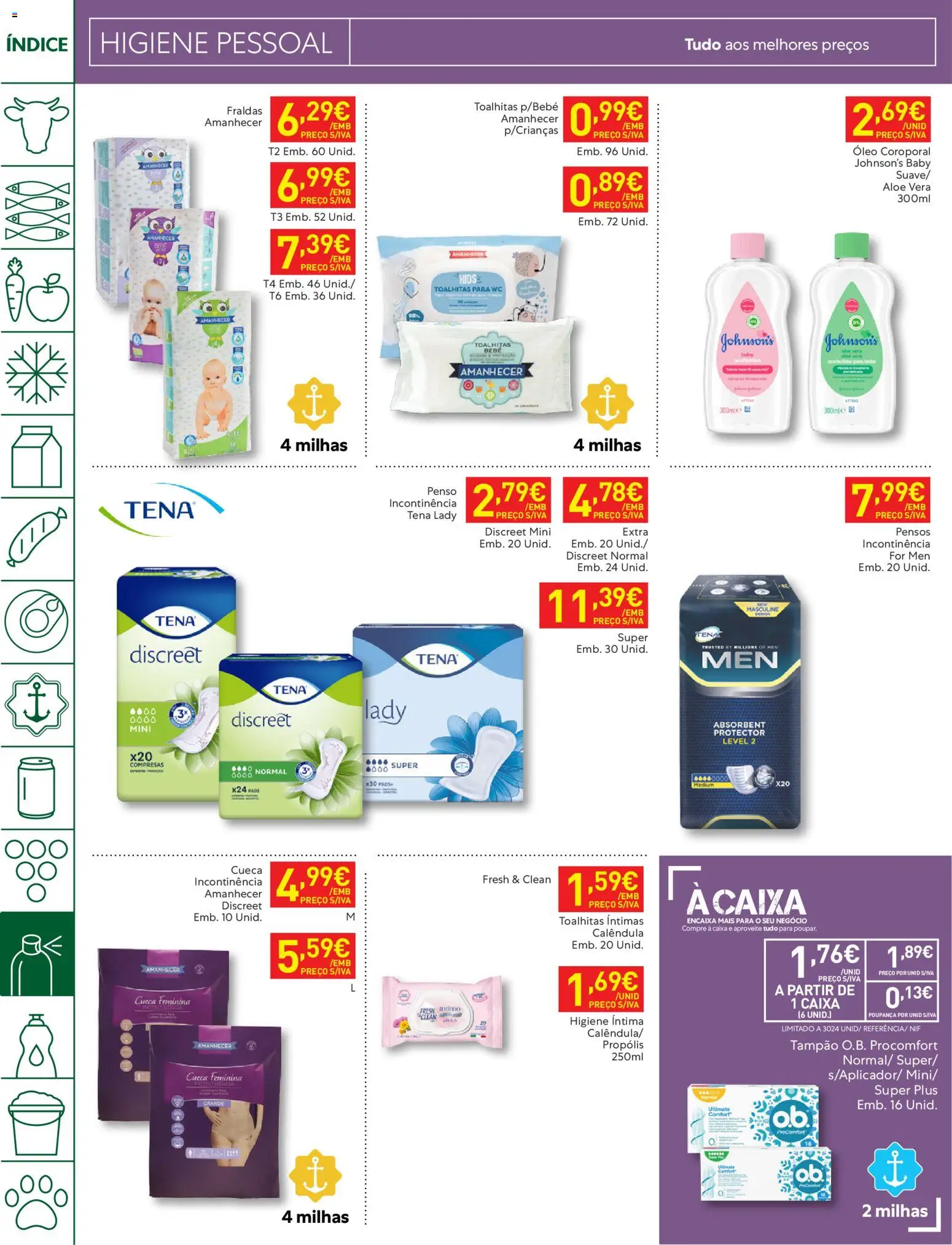 Recheio folheto Madeira │ válido de 27/10/2026 | Página: 36 | Produtos: Fraldas, Aloe Vera, Óleo, Lima