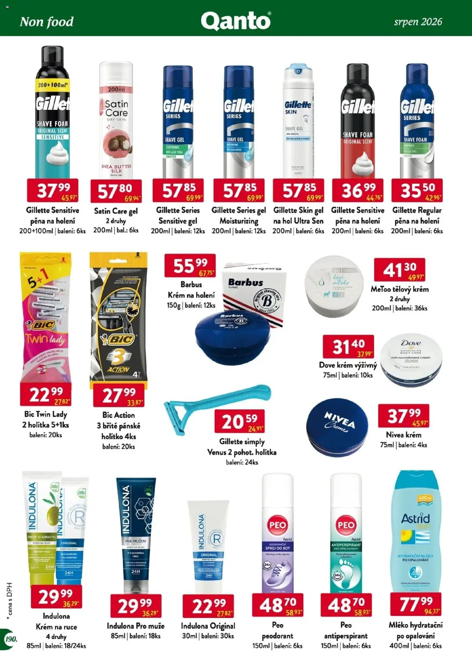 Astur & Qanto leták - Velkoobchod 08/2026 od 01.08.2026 | Strana: 191 | Produkty: Antiperspirant, Nivea, Krém, Body