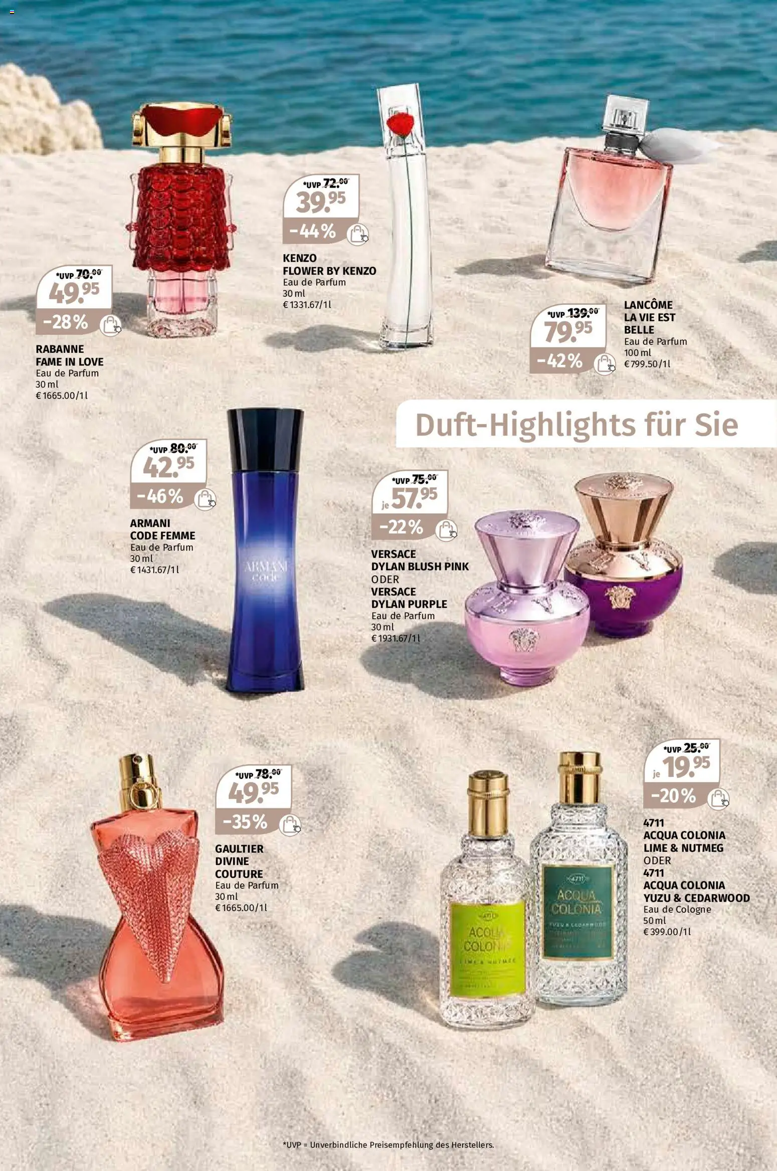 Müller Parfümerie-Highlights – gültig ab 03.08.2026 | Seite: 2 | Produkte: Parfüm, Eau de Parfum, Eau de Cologne, Blush
