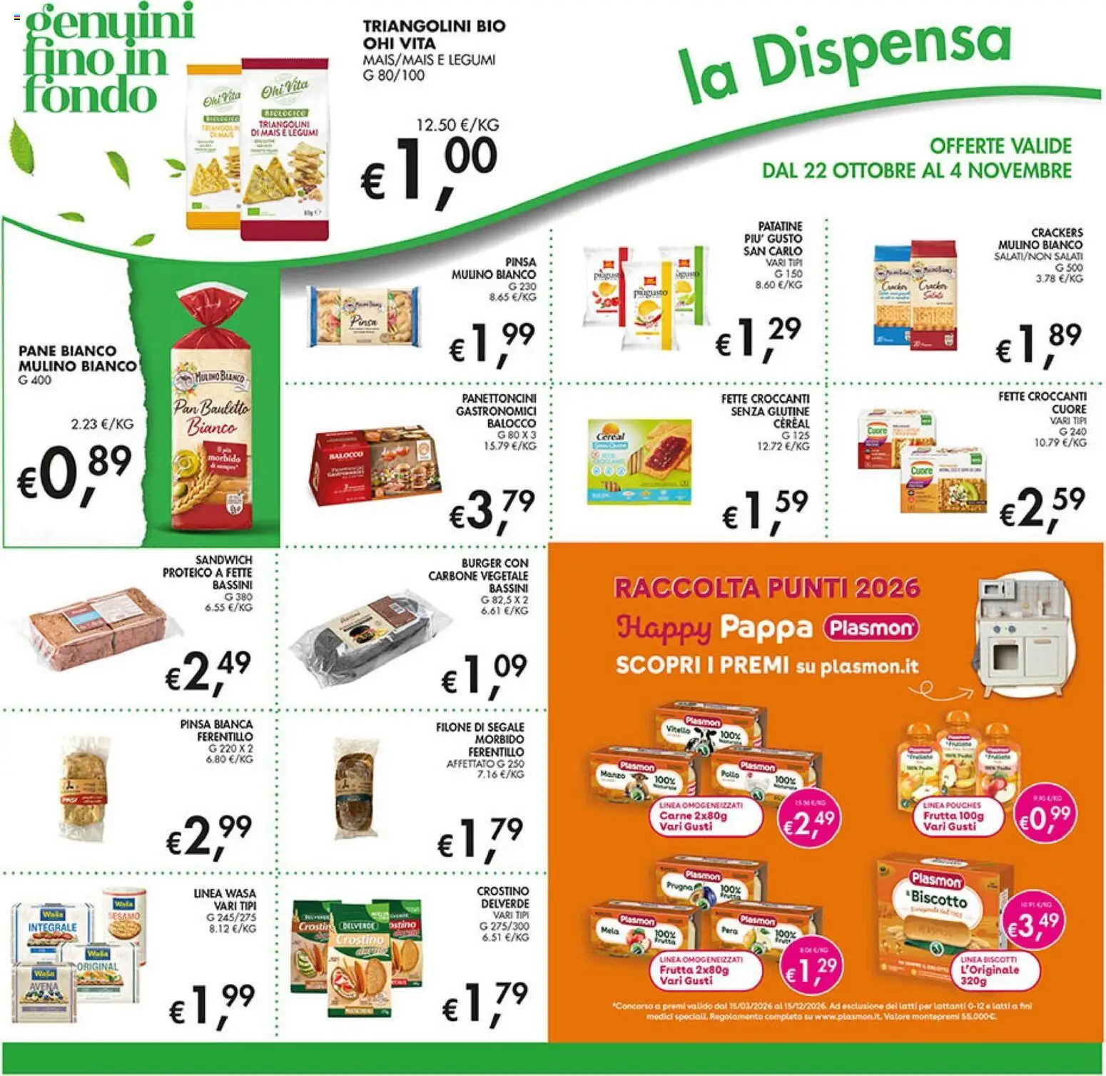 Volantino Coal del 22/10/2026 | Pagina: 22 | Prodotti: Pane, Frutta, Crackers, Sesamo