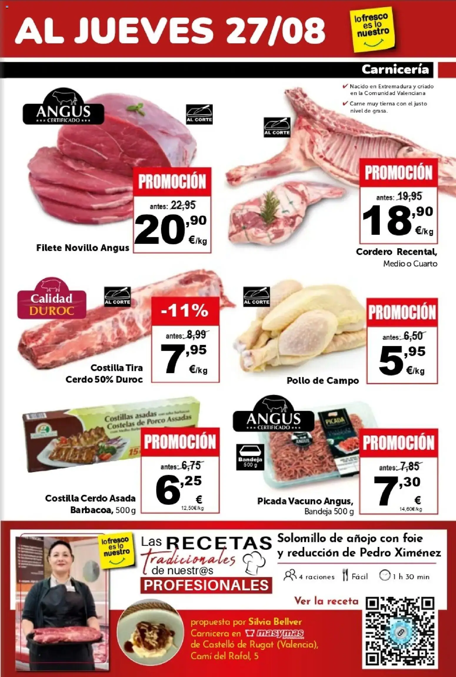 Masymas folleto │ válido desde el 21/08/2026 | Página: 6 | Productos: Filete, Bandeja, Carne, Pollo