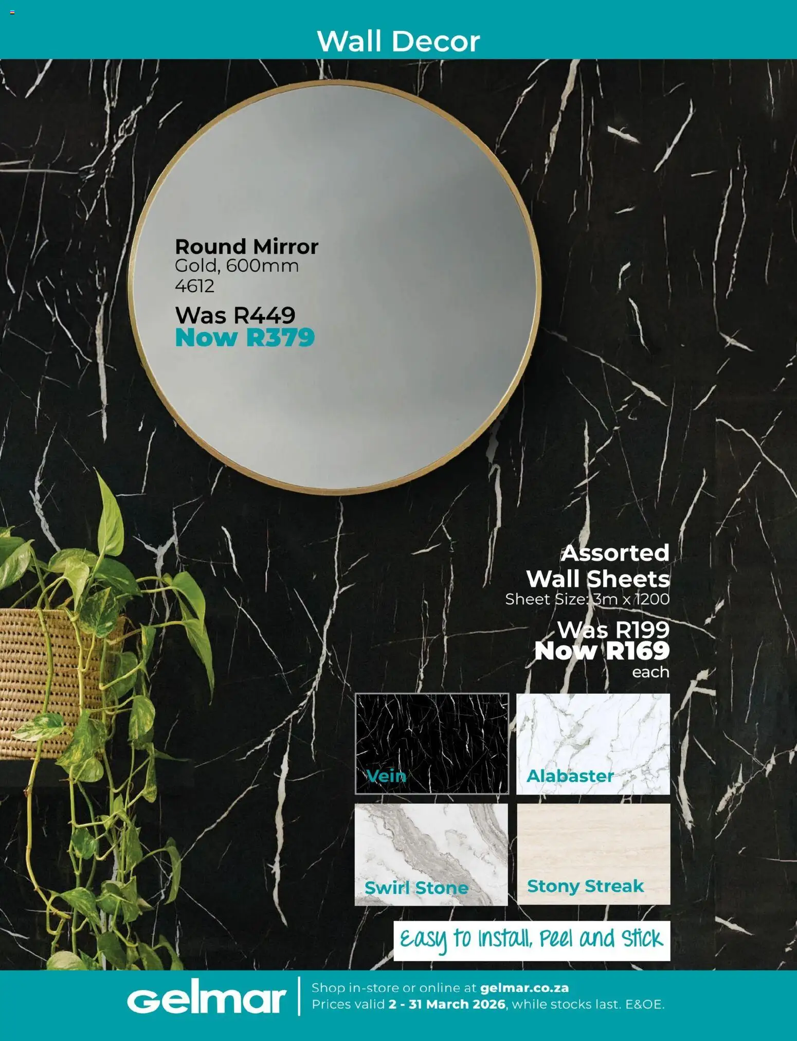 Gelmar Specials (02/03/2026 - 31/03/2026) Online