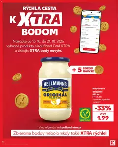 Kaufland leták platný od 15.10.2026 | Strana: 46 | Produkty: Majonéza