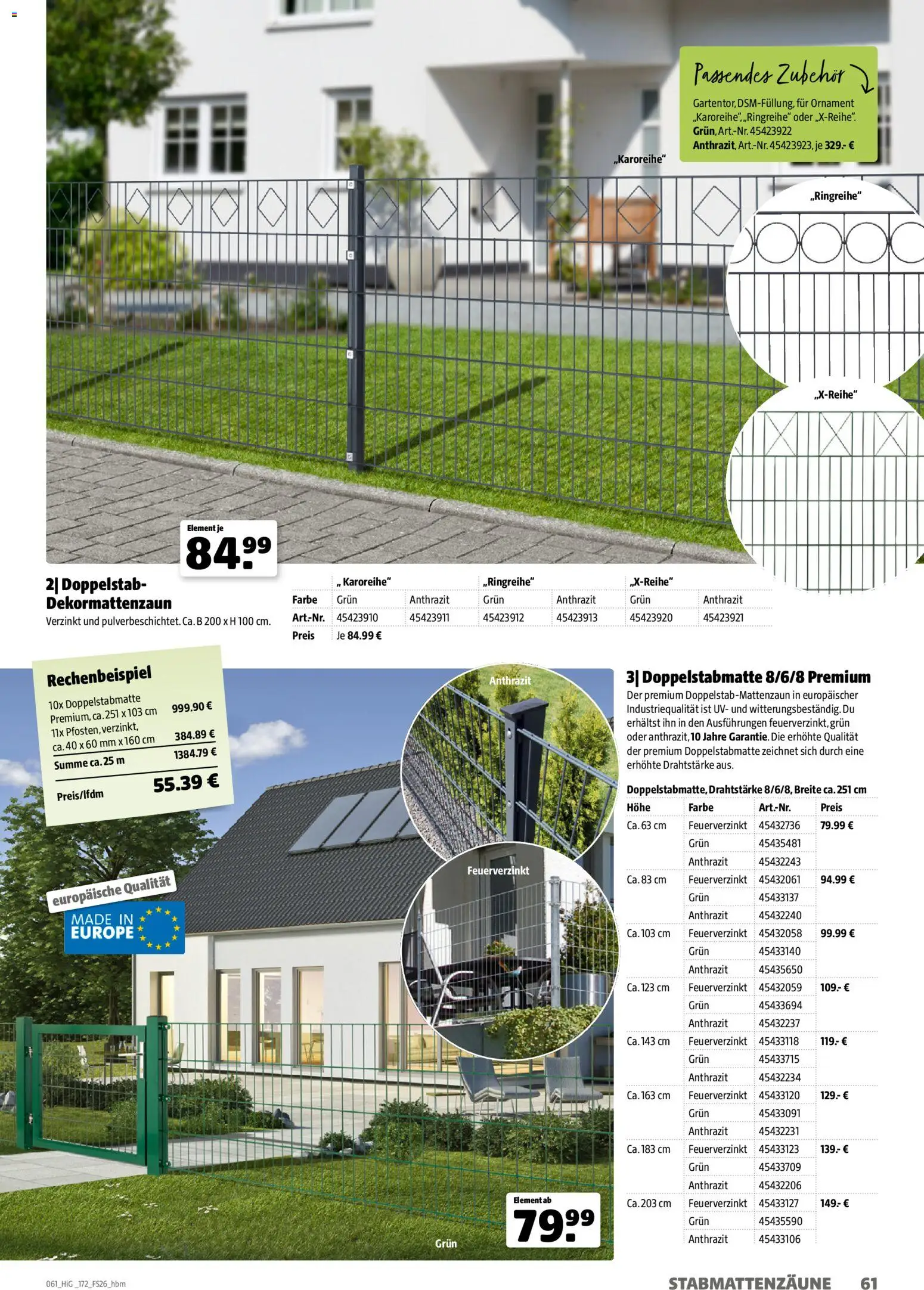 Hagebau Gartengestaltungsortiment – gültig ab 02.03.2026 | Seite: 61