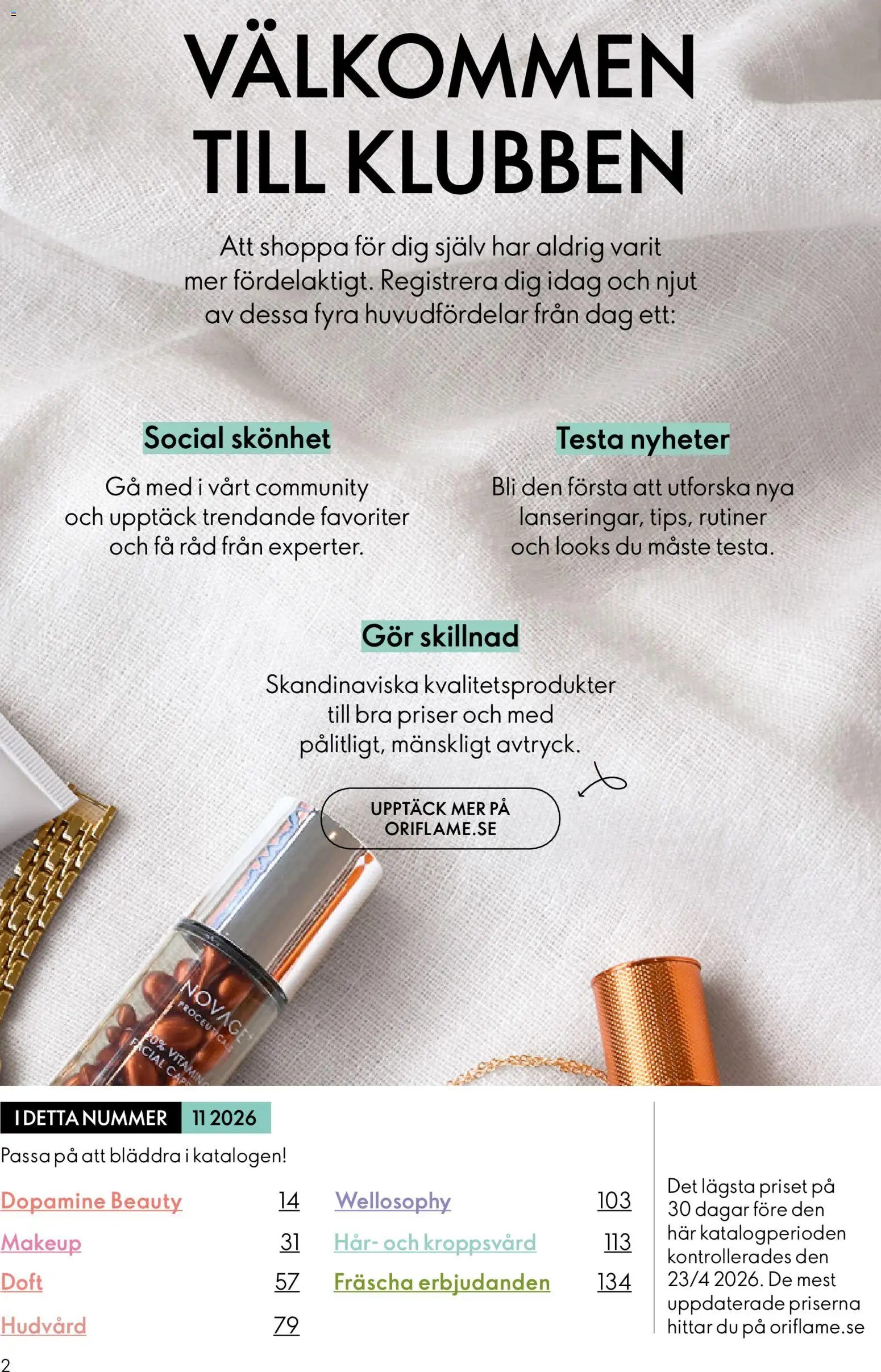 Oriflame reklamblad aktuell från 05/08/2026 | Sida: 2