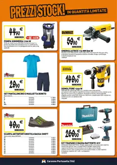 Anteprima del volantino Tecnomat catalogo valido a partire dal 23.04.2026 | Pagina: 18 | Prodotti: Trapano, Adattatore, Smerigliatrice, Batterie