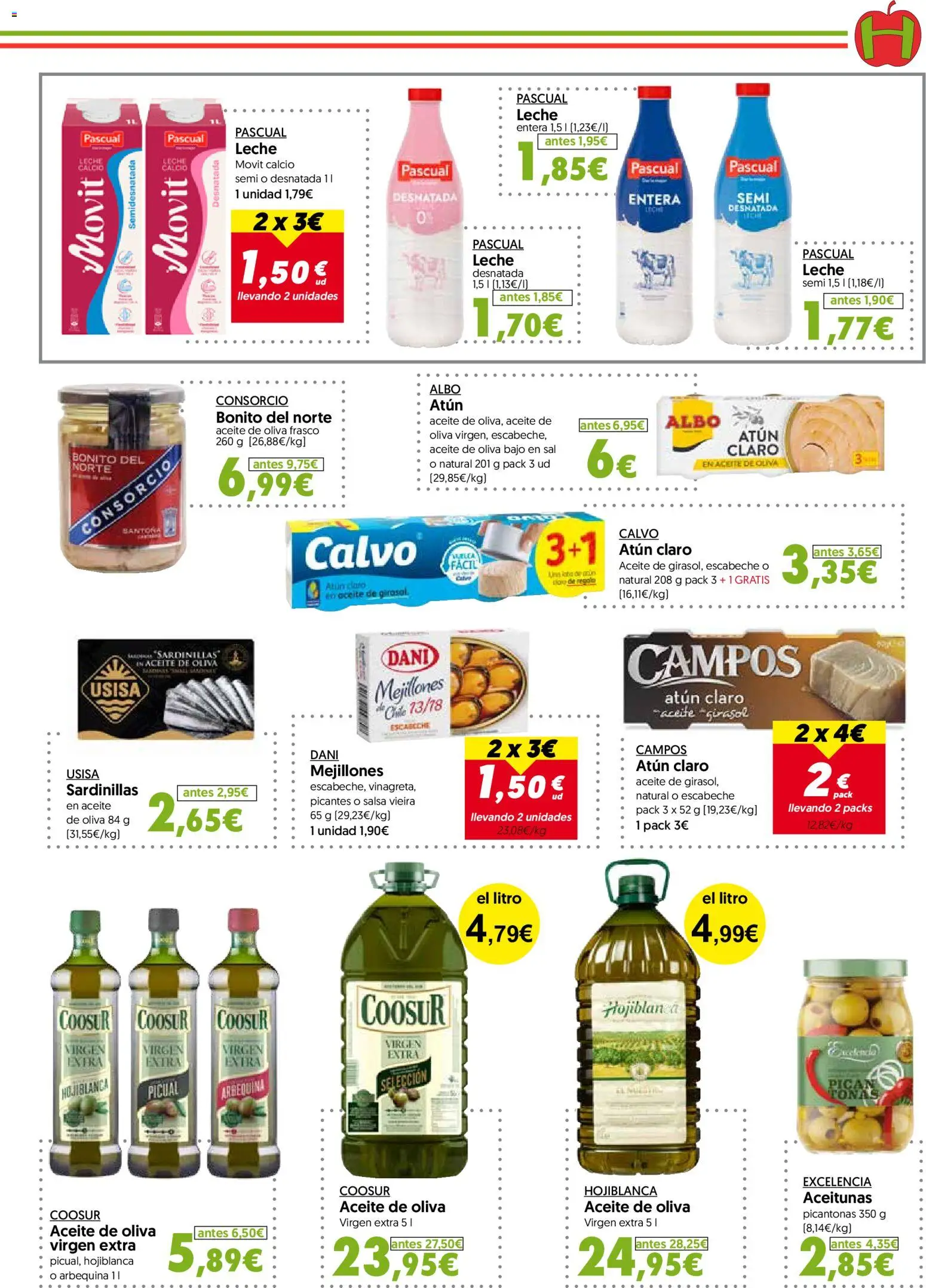 Hiper Usera folleto │ válido desde el 27.05.2026 | Página: 11 | Productos: Sardinillas, Leche, Aceite, Atún claro