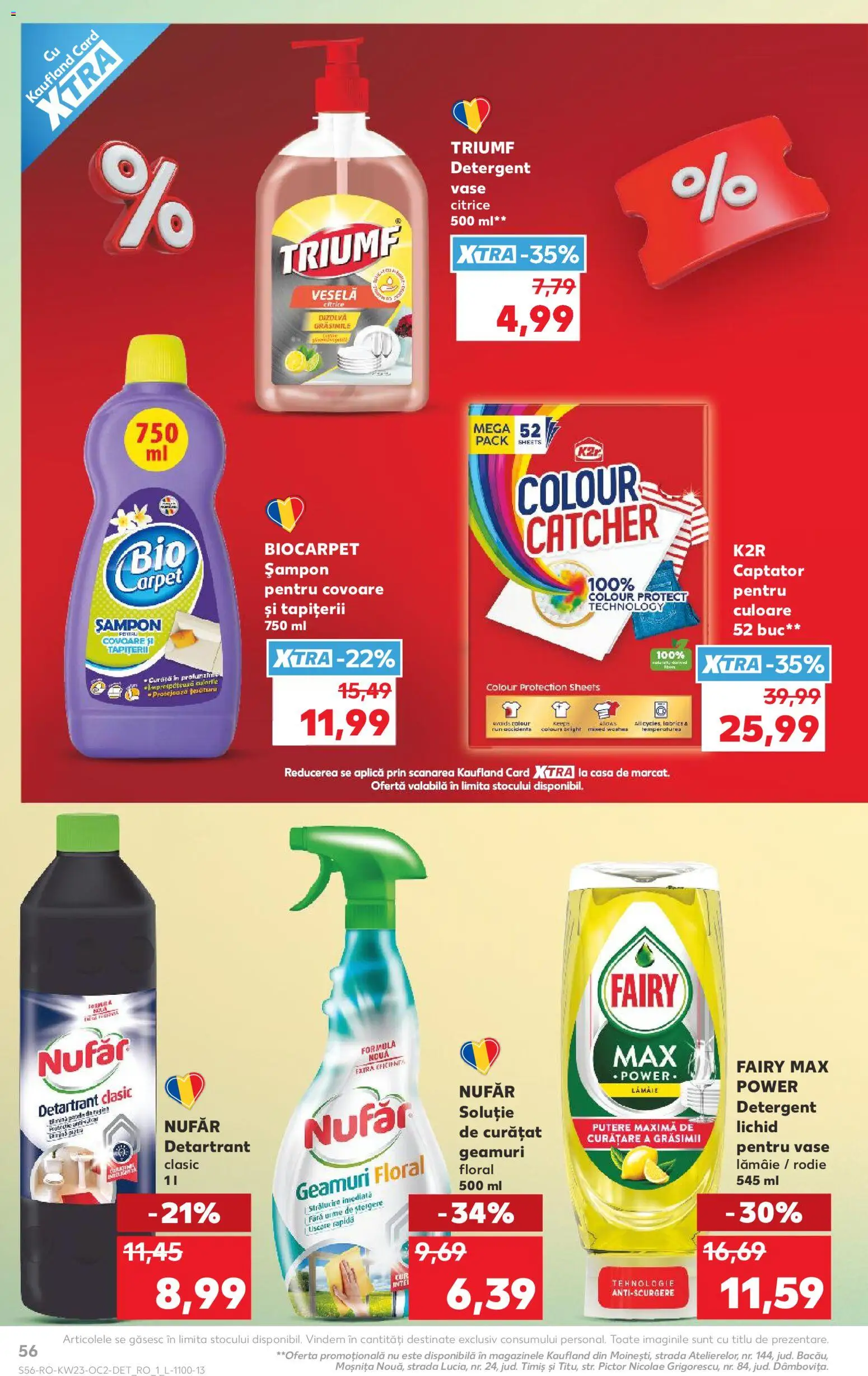 Noul catalog Kaufland – valabil de la 03.06.2026 | Pagină: 56 | Produse: Șampon, Detergent, Lămâie