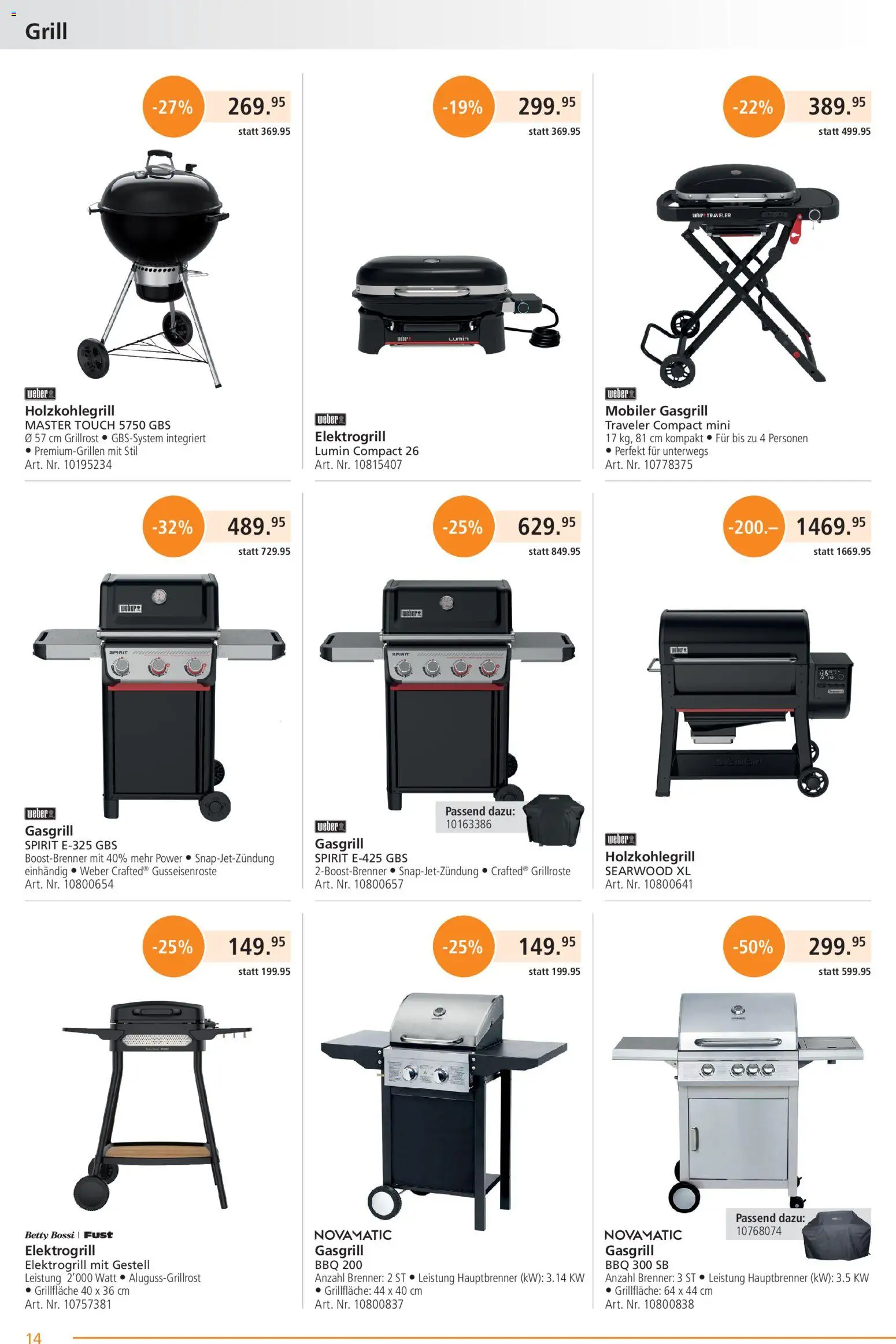 Fust aktionen – gültig ab 01.05.2026 | Seite: 14 | Produkte: Grill