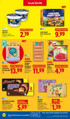 LIDL - Prévisualisation de OCEAN SEA Crevettes ASC, 1 kg valide à partir de 20/08/2026 | Page: 18
