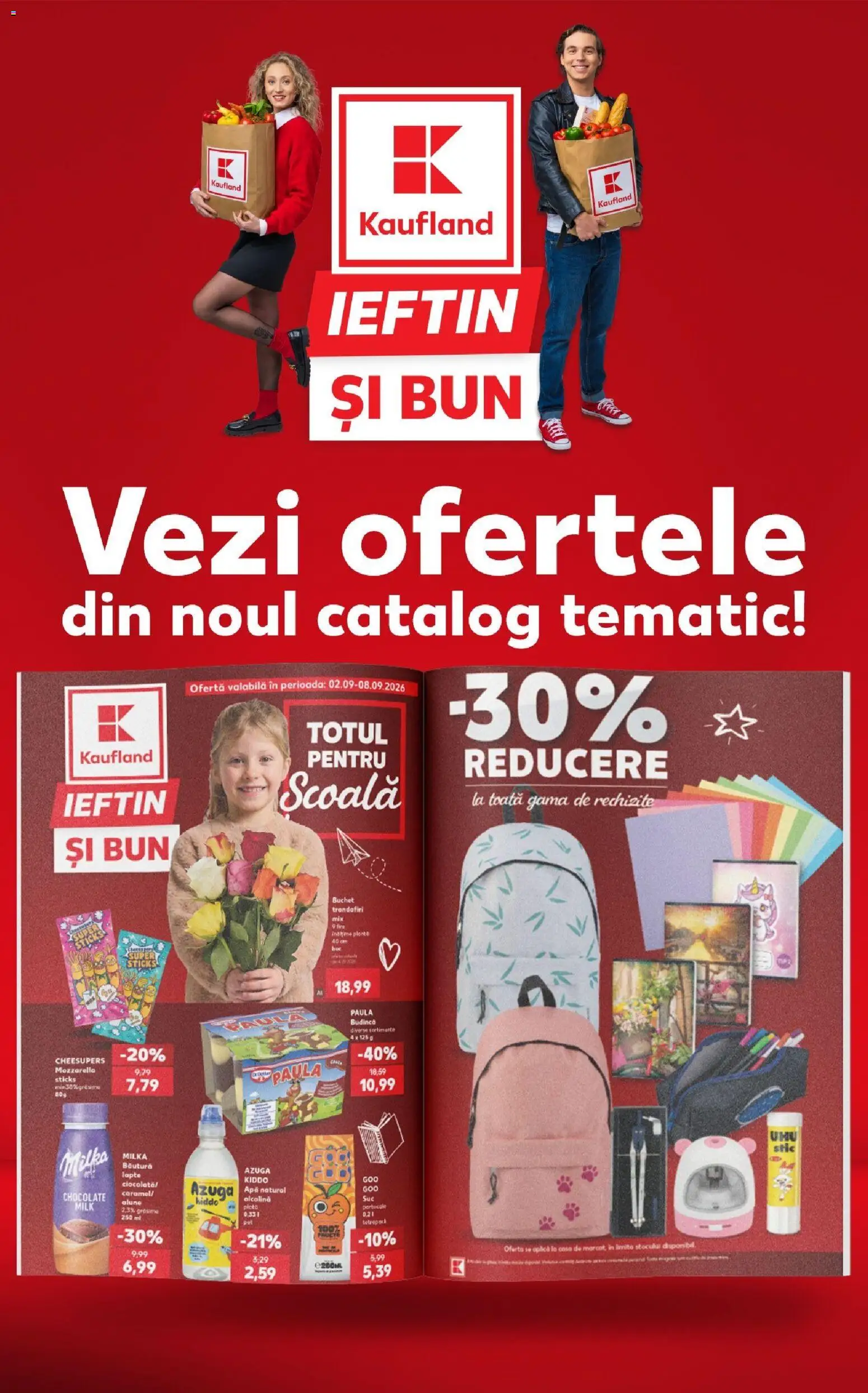 Kaufland RO akciós ujság - amely érvényes a következő dátumtól: 2026.09.02. | Oldal: 67 | Termékek: Mozzarella, Milka, Lé