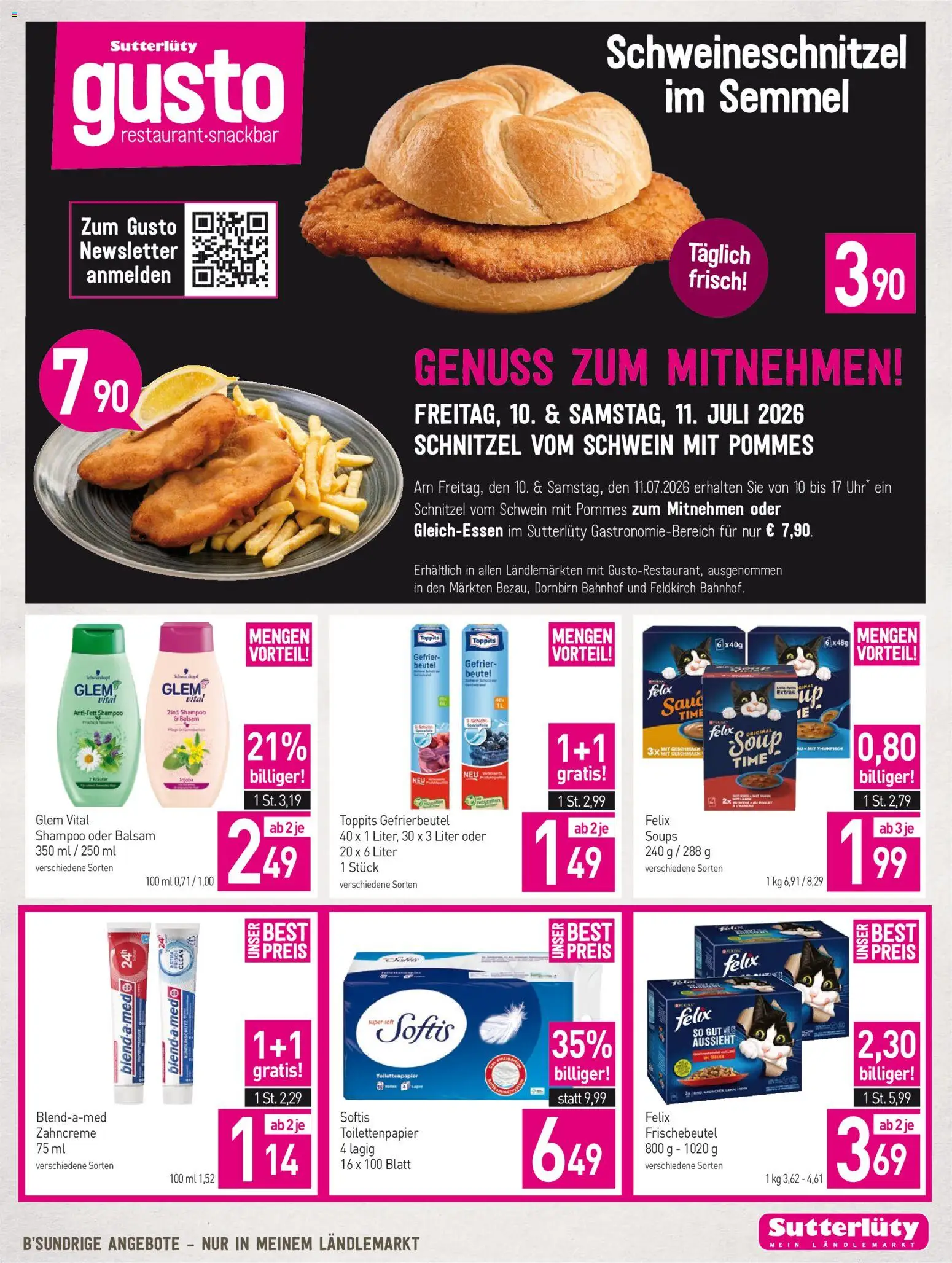 Sutterlüty Flugblatt gültig ab 09.07.2026 | Seite: 15 | Produkte: Shampoo