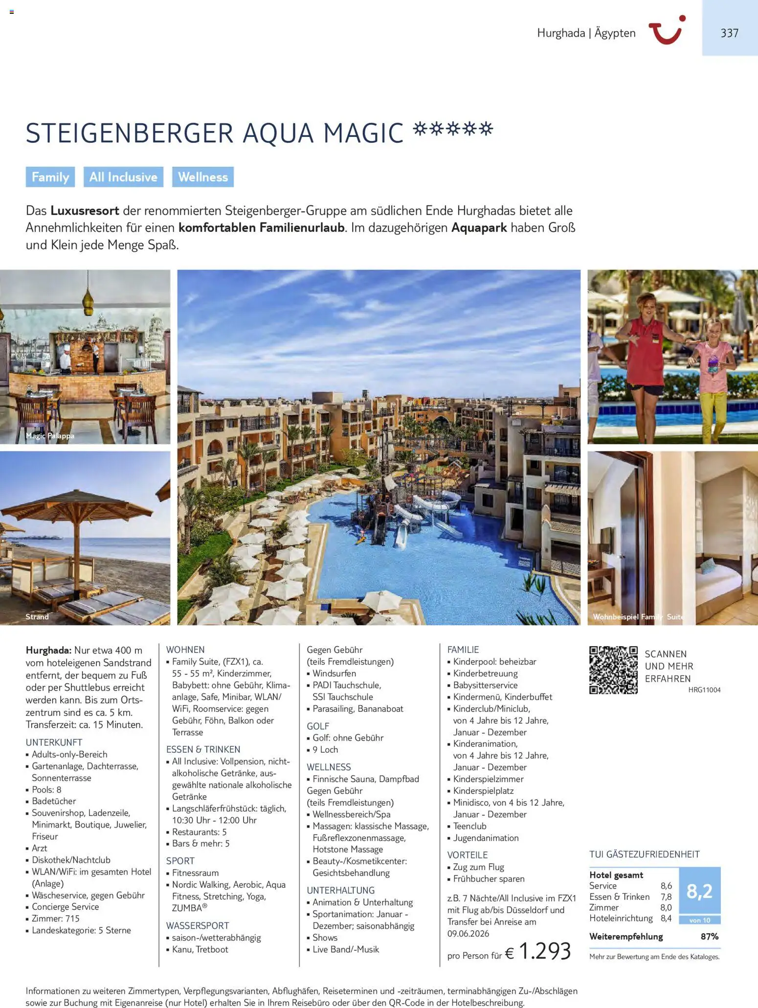 TUI Prospekt Südeuropa & Nordafrika 2026/27 – gültig ab 03.03.2026 | Seite: 337 | Produkte: Babybett, Uhr