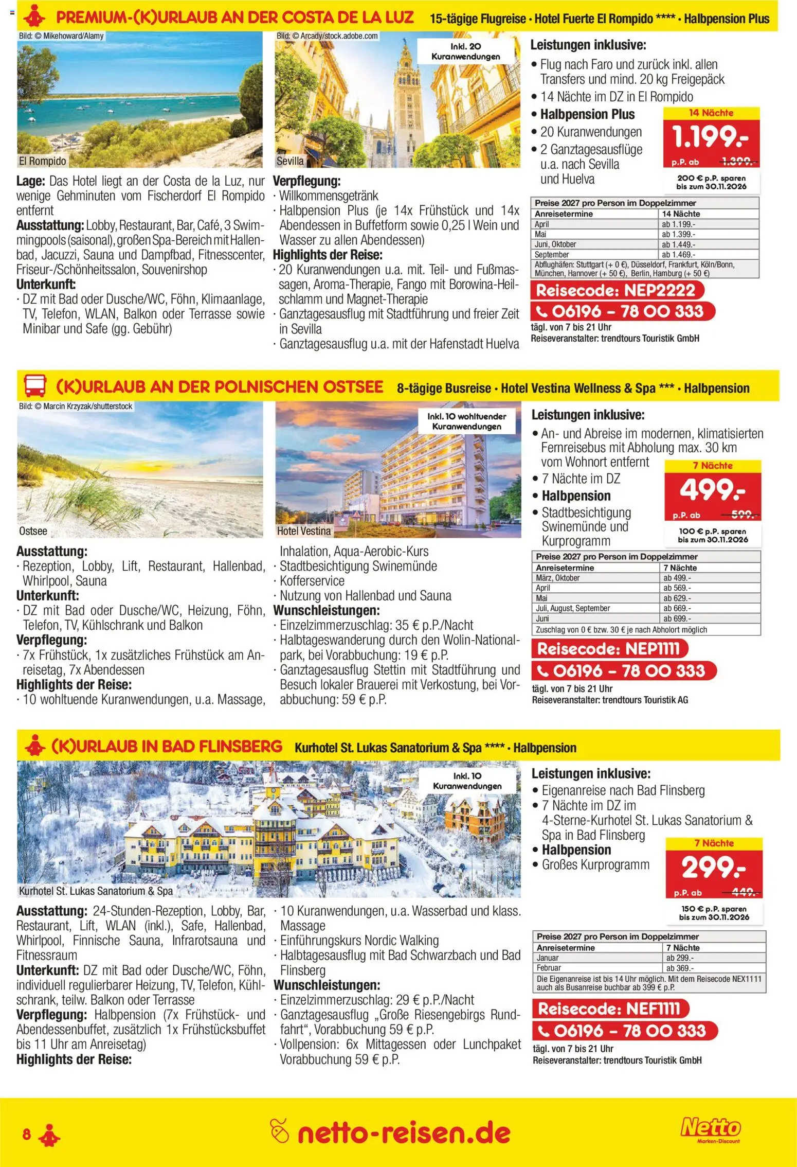 Netto Marken-Discount Reise-Sonderangebote – gültig ab 15.10.2026 | Seite: 8