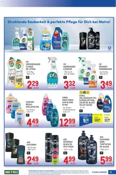 Metro angebote Starke Marken ab 23.07.2026 gültig | Seite: 19 | Produkte: Dusche