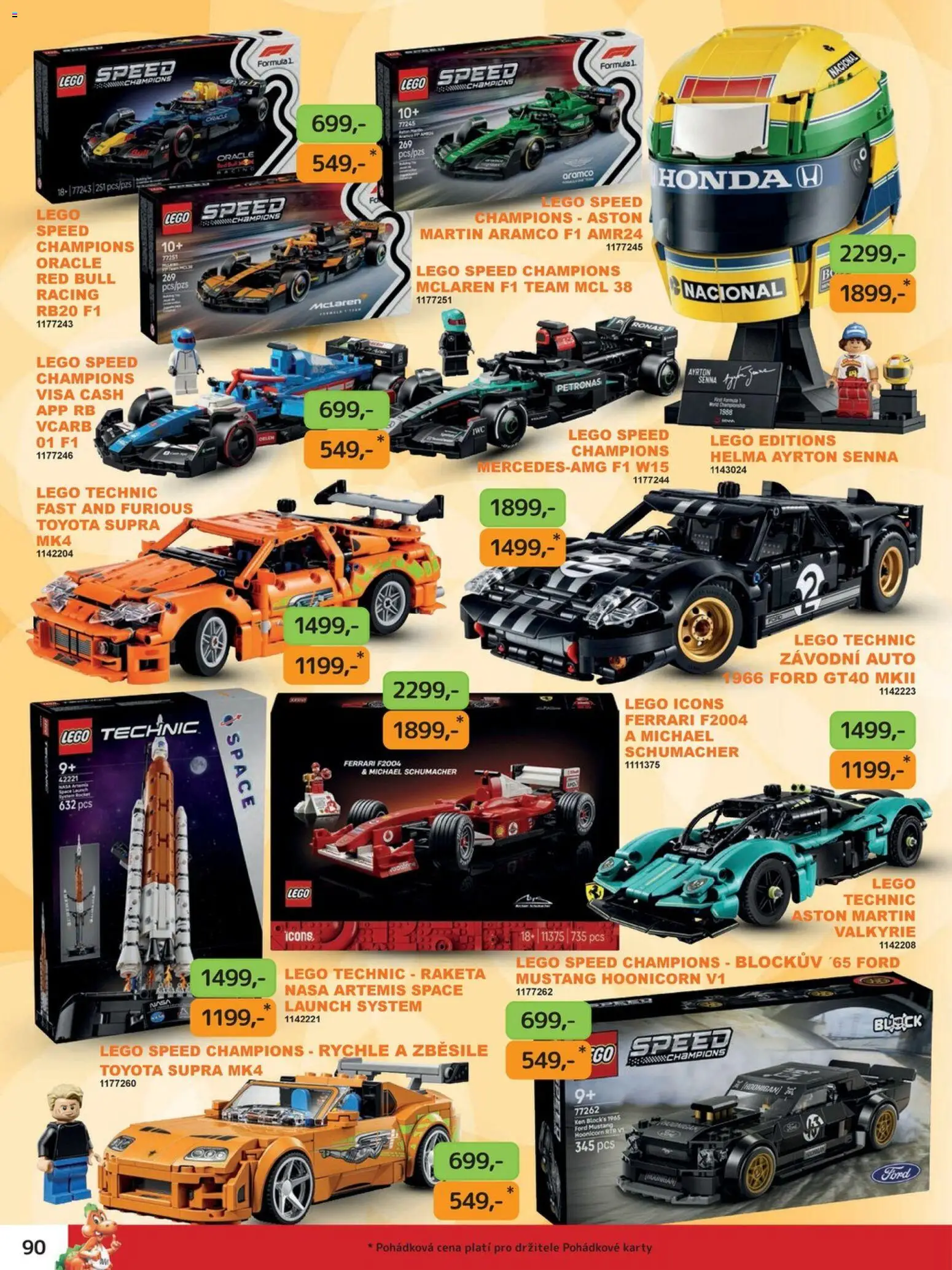 Dráčik katalog - Vánoce od 08.10.2026 | Strana: 90 | Produkty: LEGO, Helma, Lego Technic, Karty
