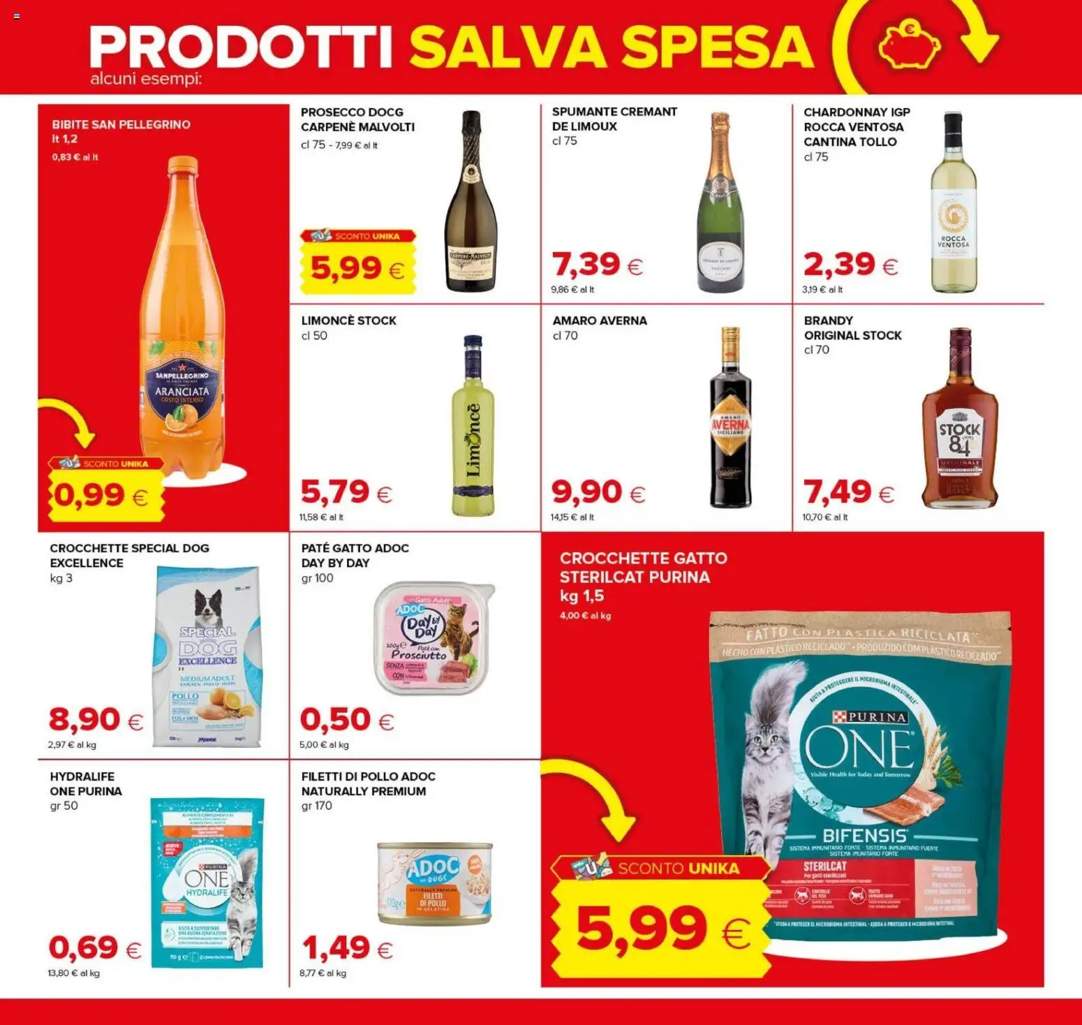 Volantino Oasi del 08/10/2026 | Pagina: 16 | Prodotti: Paté, Pollo, Prosciutto, Spumante