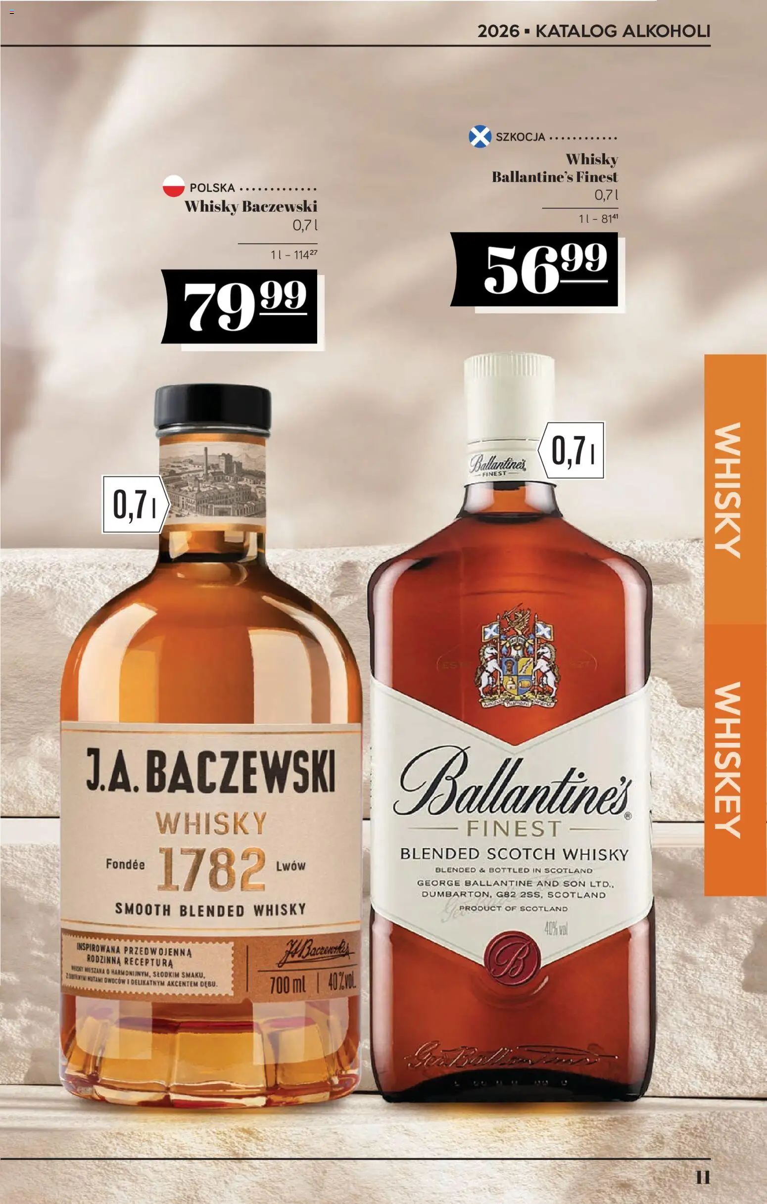 POLOmarket katalog - Alkoholi od 21.05.2026 | Strona: 11 | Produkty: Whisky