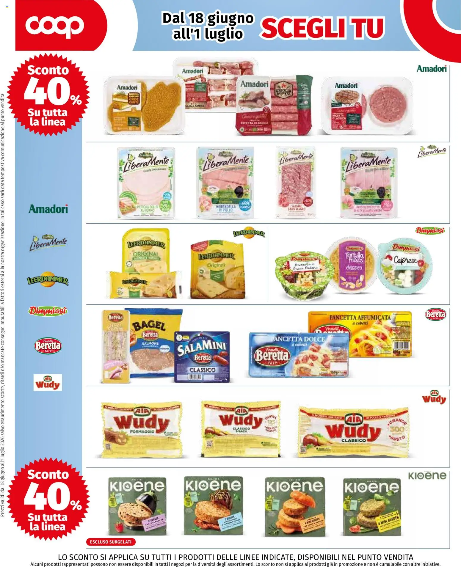 Volantino COOP del 18.06.2026 | Pagina: 3 | Prodotti: Pollo, Salmone, Pancetta, Formaggio