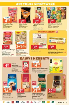 Pogląd oferty "E.Leclerc gazetka" - ważna od 25.08.2026 | Strona: 9 | Produkty: Karta, Malina, Wafle, Ciastka