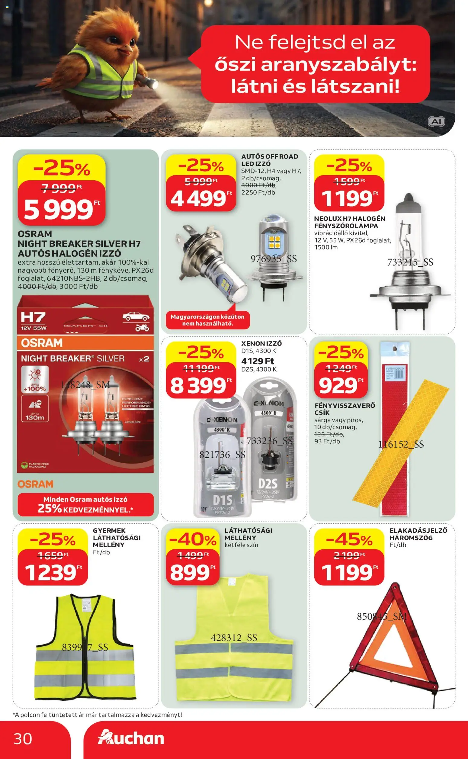 Auchan akciós ujság - amely érvényes a következő dátumtól: 2026.09.24. | Oldal: 30