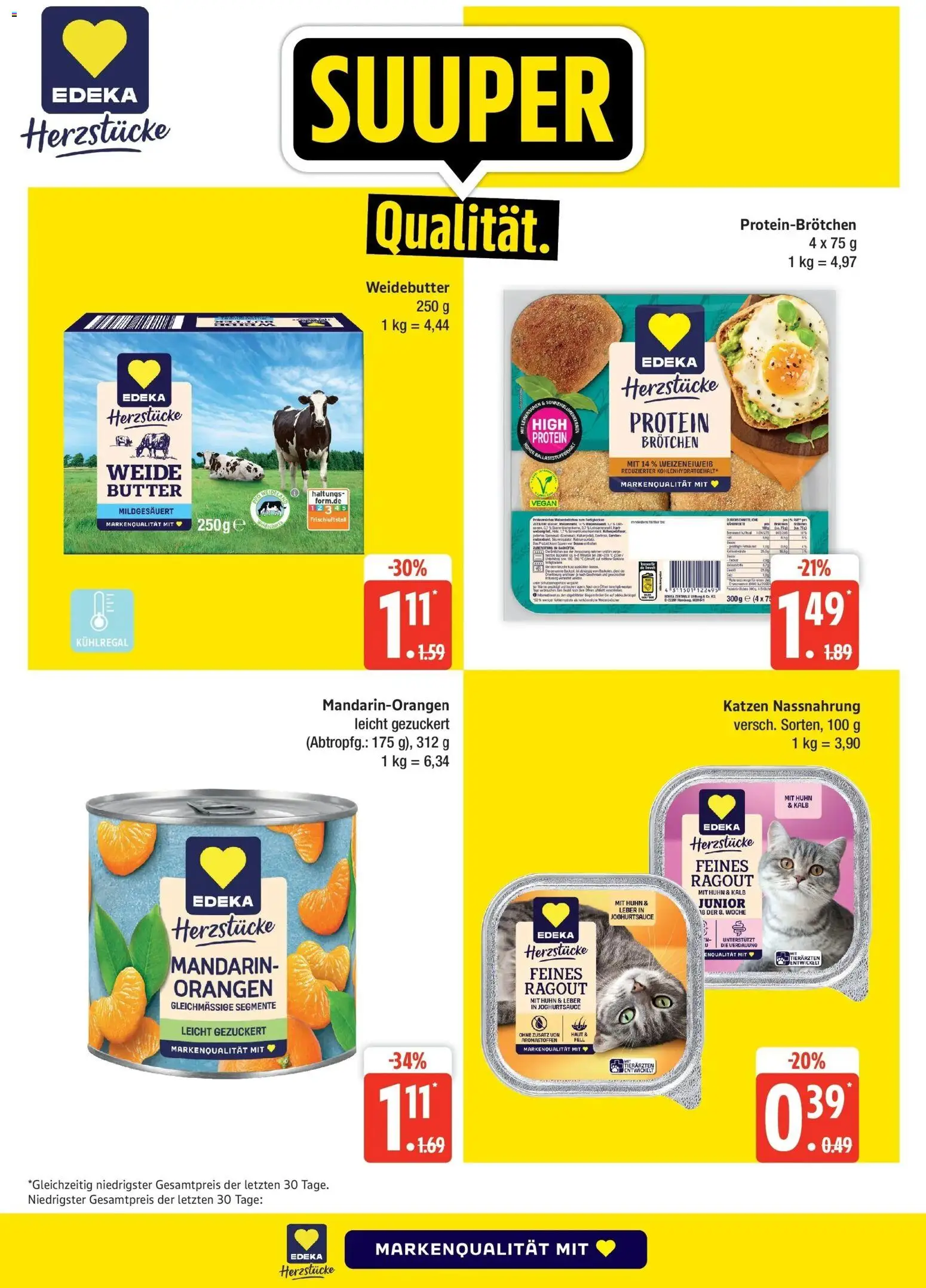 Edeka Prospekt Stralsund (ab 07.09.2026) » Angebote Online | Seite: 4 | Produkte: Butter, Orangen