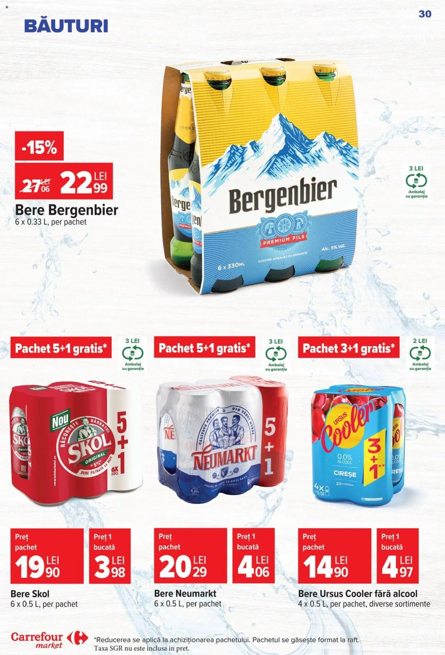 Noul catalog Carrefour – valabil de la 05.08.2026 | Pagină: 31 | Produse: Premium, Aplică, Bere, Cireșe