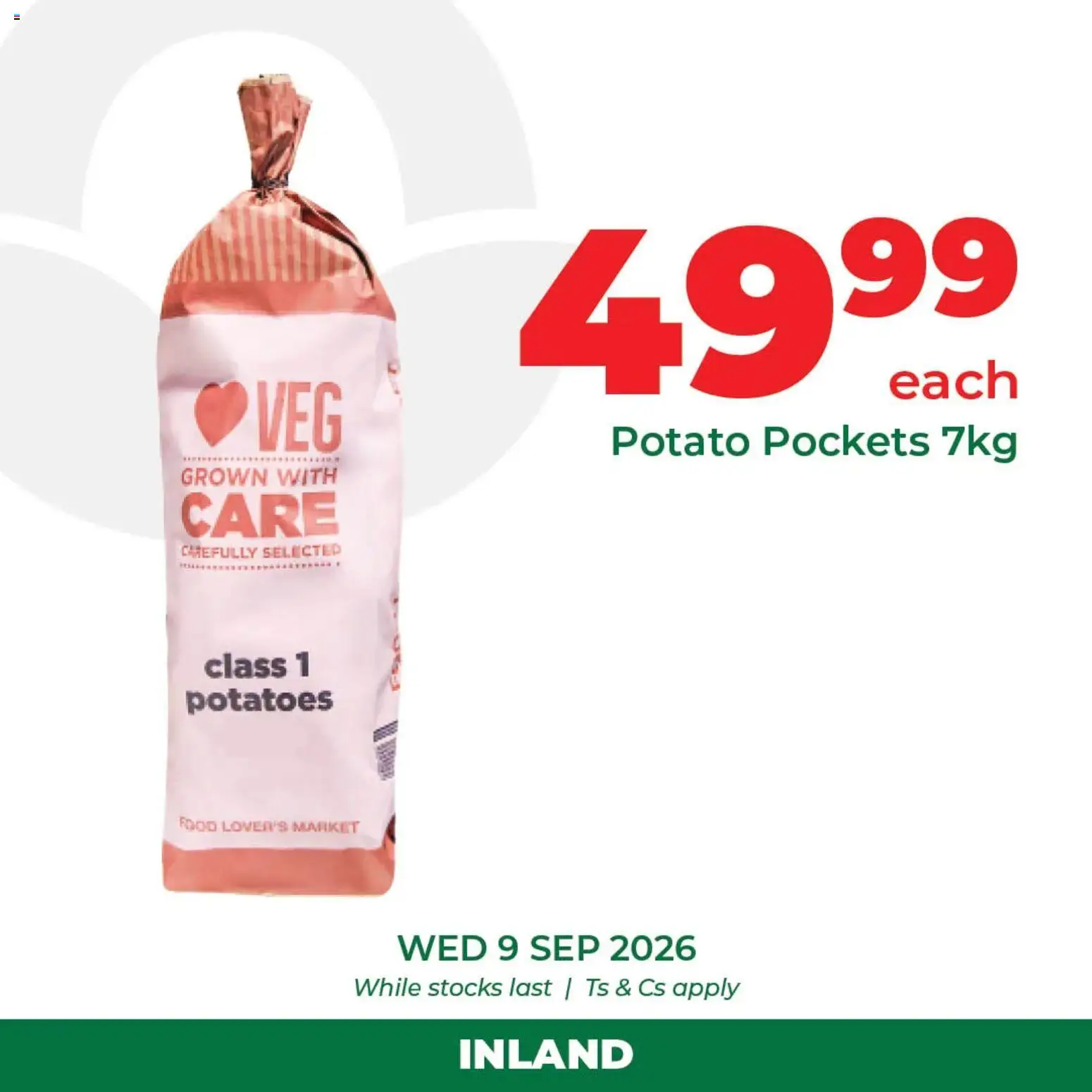 New Food Lover's Market catalogue – valid from 09/09/2026 | Page: 1 | Products: Potatoes