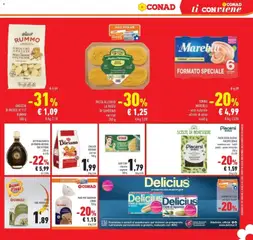 Anteprima del volantino PASTA SENZA GLUTINE PIACERSI CONAD caserecce ceci - fusilli piselli - penne lenticchie, PASTA SENZA GLUTINE PIACERSI CONAD caserecce ceci - fusilli piselli - penne lenticchie 250 g valido a partire dal 23/09/2026 | Pagina: 33