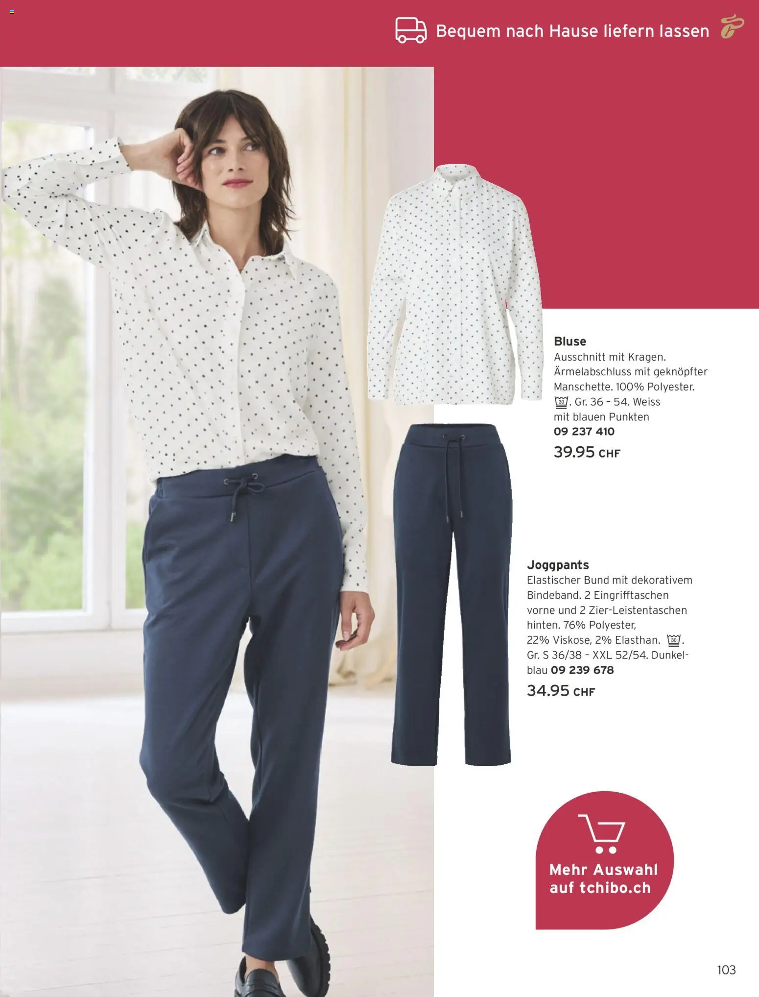 Tchibo aktionen – gültig ab 01.09.2026 | Seite: 103 | Produkte: Bluse