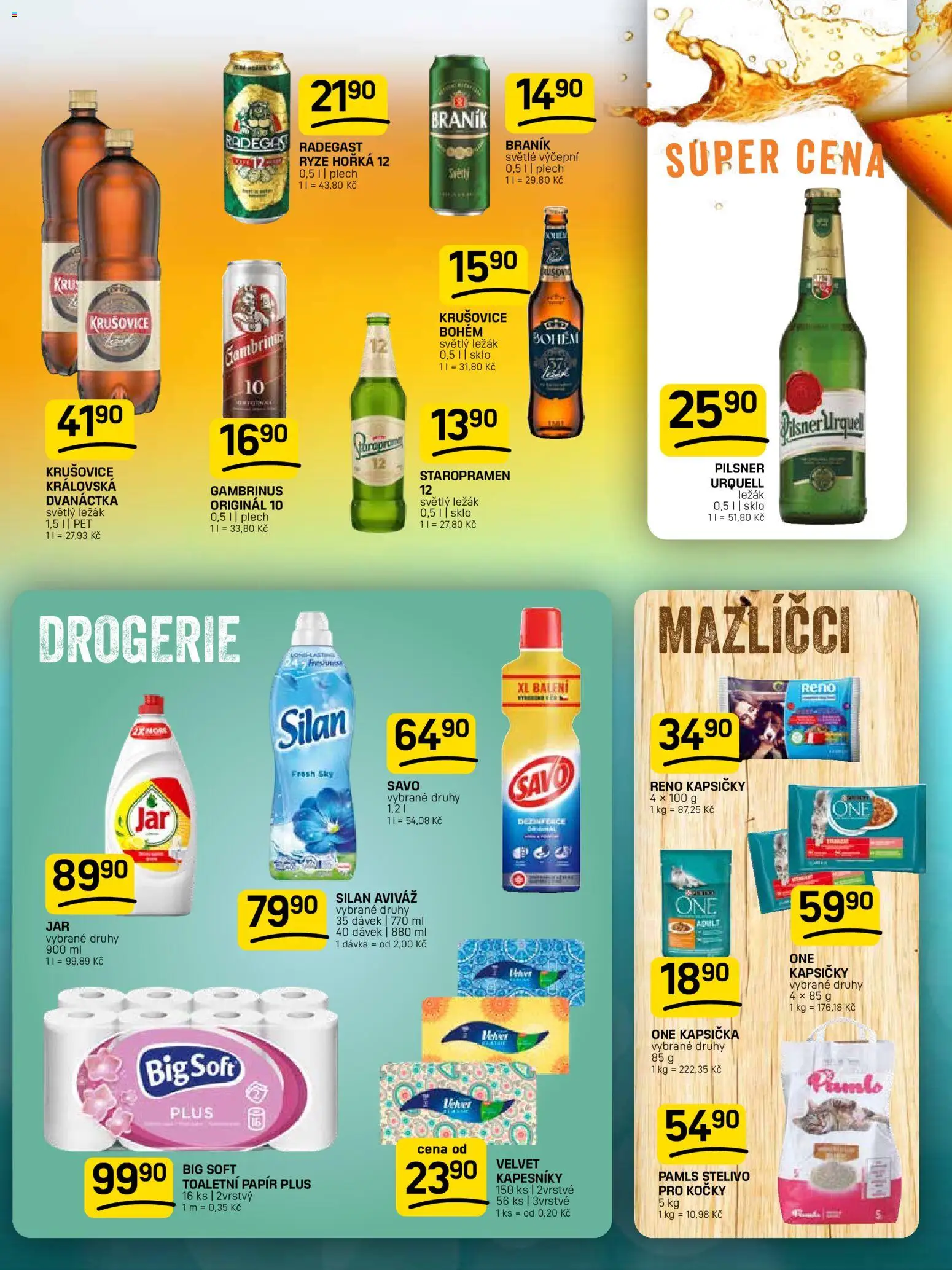 Flop leták od 27.05.2026 | Strana: 11 | Produkty: Krušovice Bohém, Savo, Stelivo, Krušovice