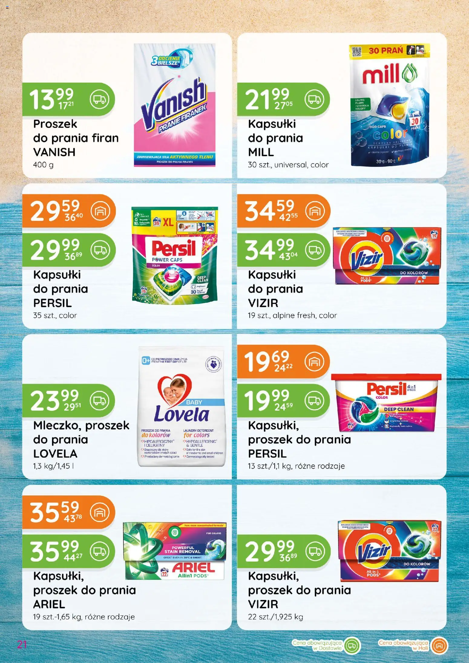 Eurocash gazetka - Katalog Chemiczny od 02.07.2026 | Strona: 21 | Produkty: Vanish, Kapsułki do prania, Proszek do prania, Lovela