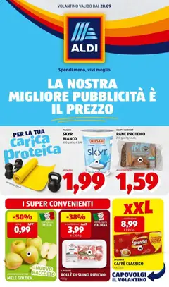 Anteprima del volantino Aldi volantino valido a partire dal 28/09/2026