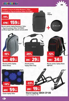 Ofertele Carrefour valabile de la 12.08.2026 | Pagină: 50 | Produse: Cooler, Baterie, Apple, Rucsac