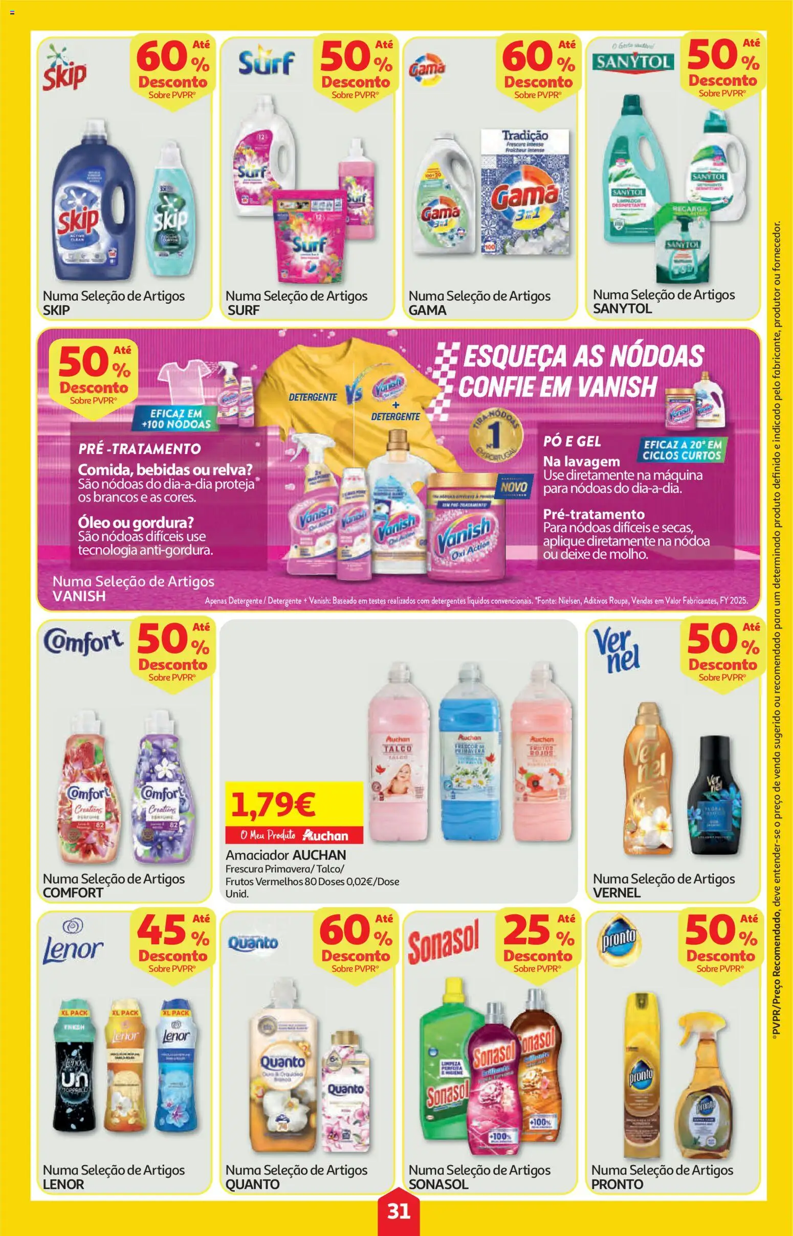 Auchan folheto │ válido de 21.05.2026 | Página: 31 | Produtos: Pó, Detergente, Óleo
