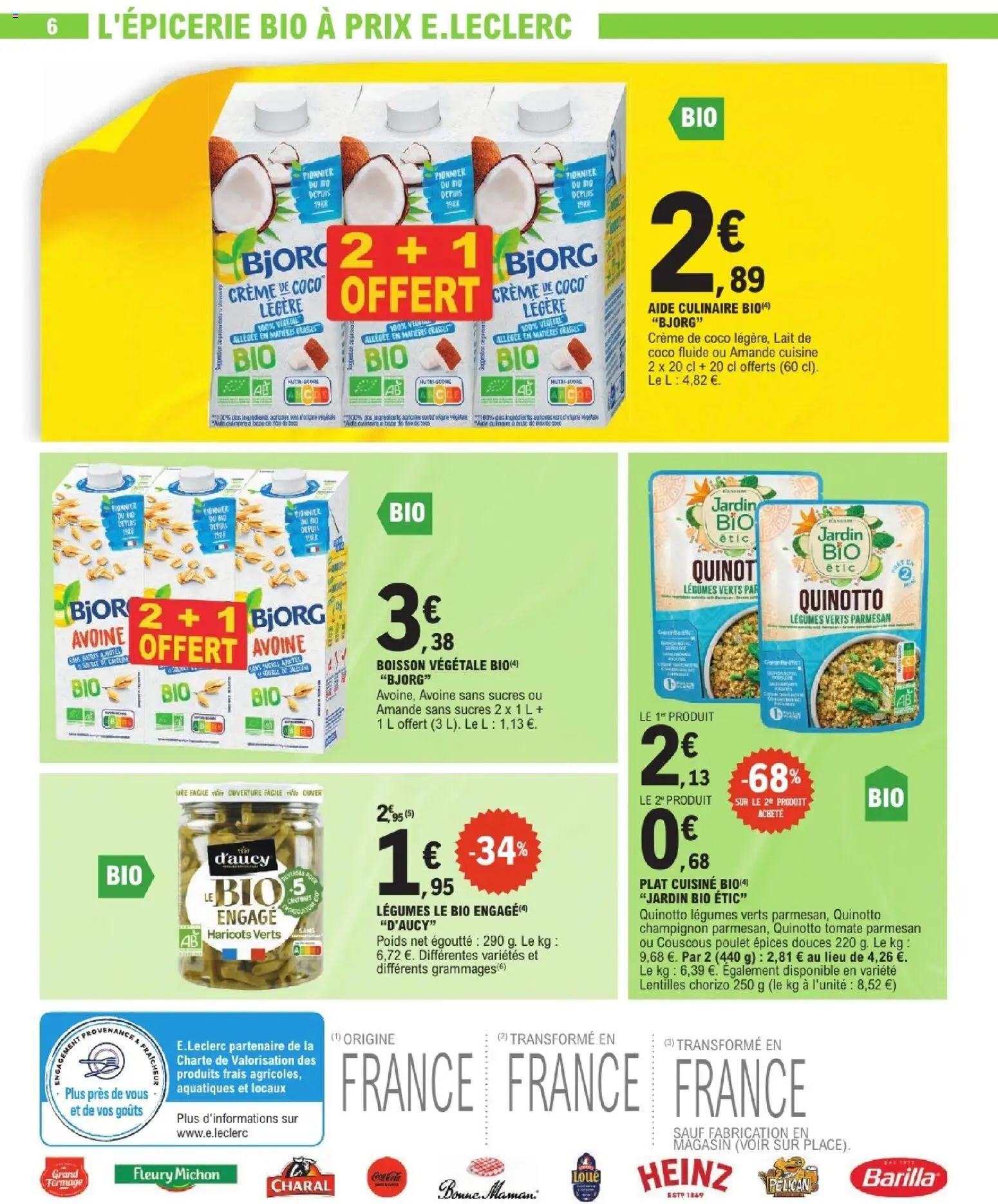 {H1} | Page: 6 | Produits: Chorizo, Poids, Haricots verts, Champignon