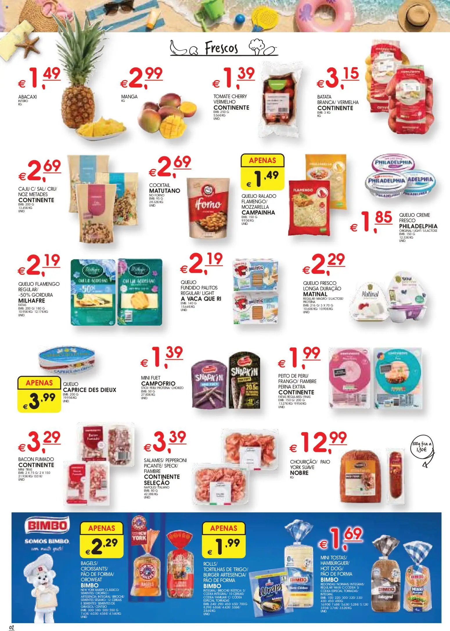 Meu Super folheto │ válido de 16/07/2026 | Página: 2 | Produtos: Batata, Pão de forma, Abacaxi, Proteina