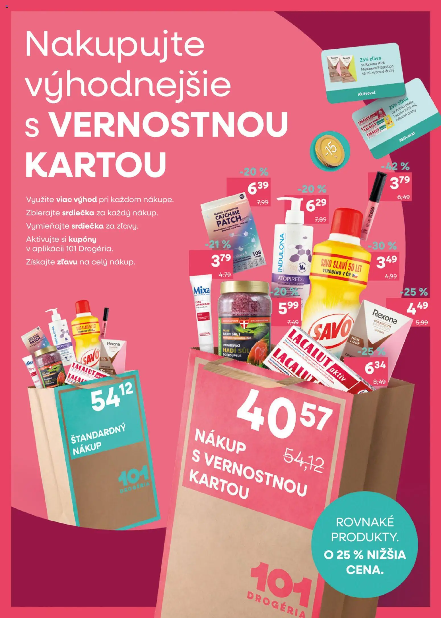 Nové 101 drogerie akcie – leták je platný od 07.10.2026 | Strana: 5 | Produkty: Savo, Indulona