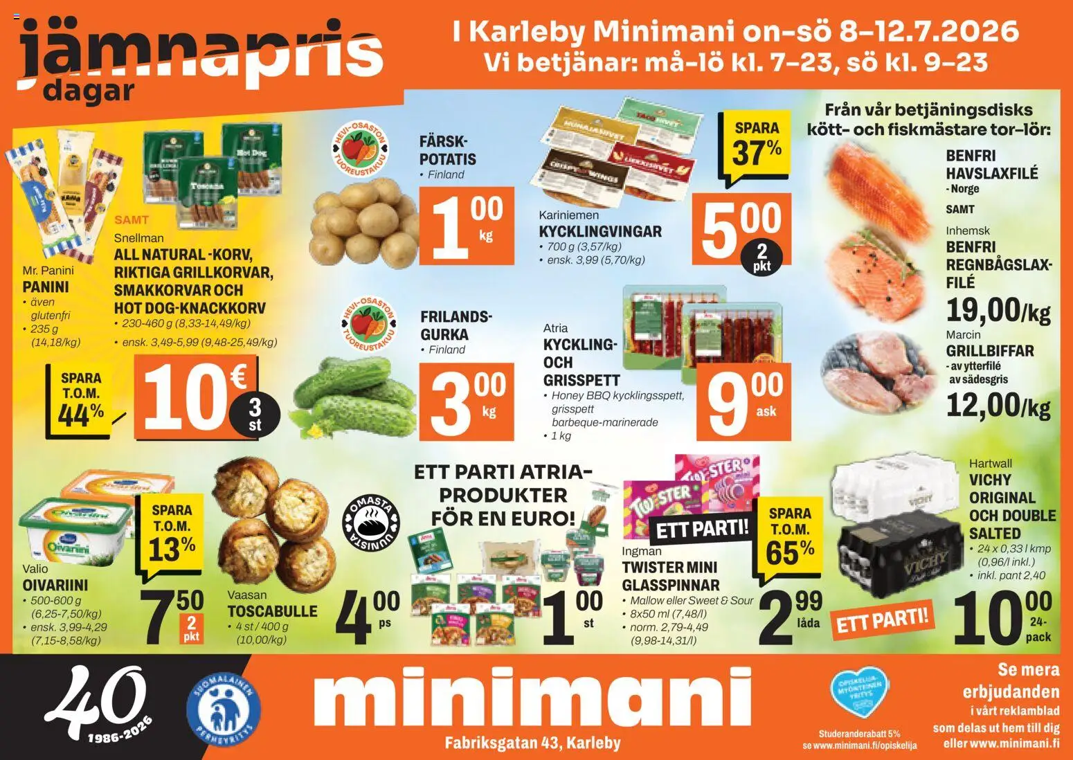 Minimani tarjoukset - Kokkola – voimassa 08/07/2026 alkaen | Sivu: 2