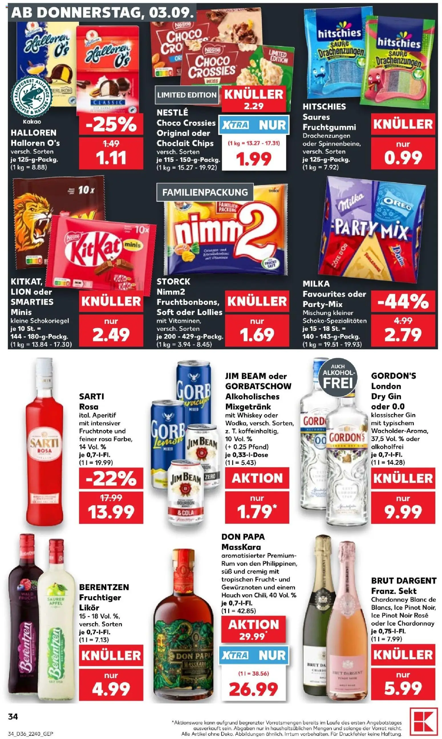 Kaufland Prospekt Stuttgart – gültig ab 03.09.2026 | Seite: 34 | Produkte: Maggi, Spargel, Dill, Rindfleisch