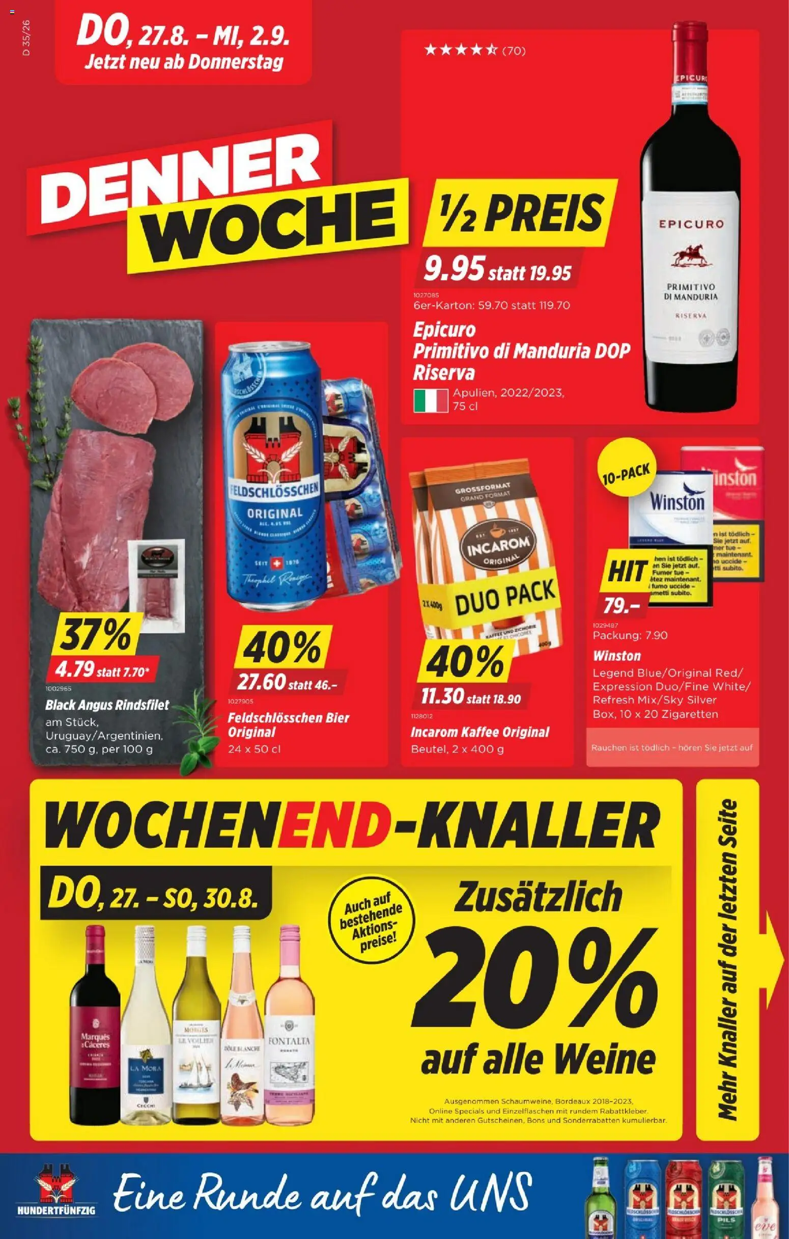 Denner aktionen – gültig ab 27.08.2026 | Seite: 1