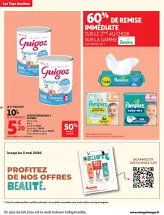 Auchan folder / publicité - Voorbeeld van een folder van Auchan, geldig van 28.04.2026 | Pagina: 18 | Producten: NOS, Pampers, La