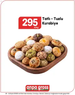 18 Eylül 2026 tarihinden itibaren geçerli olan Anpa Gross kataloğu önizlemesi | Sayfa: 2 | Ürünler: Kurabiye