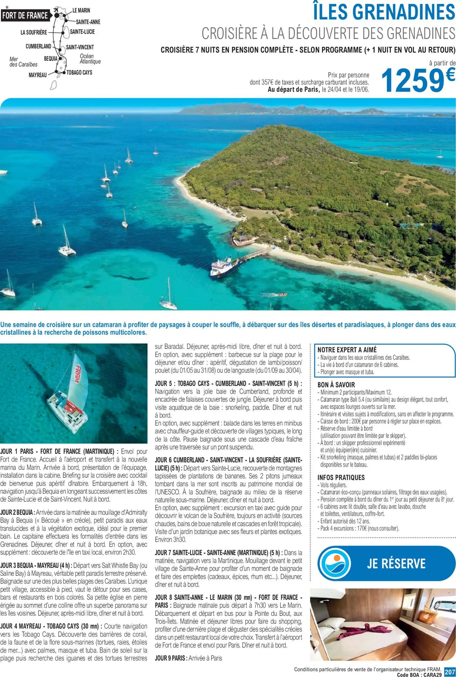 {H1} | Page: 207 | Produits: Apéritif, Navigation, Lit, Douche