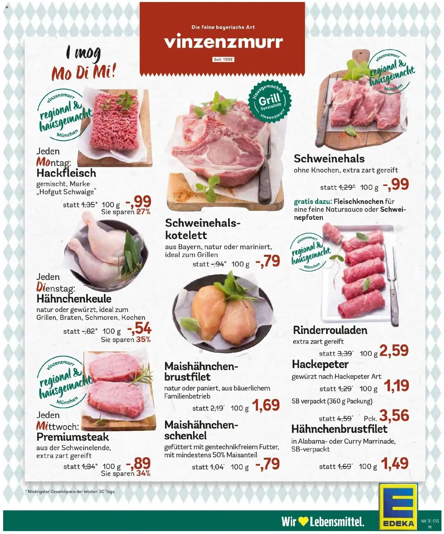 Edeka prospekt Olching – gültig ab 27.07.2026 | Seite: 17 | Produkte: Rinderrouladen, Grill, Hackfleisch