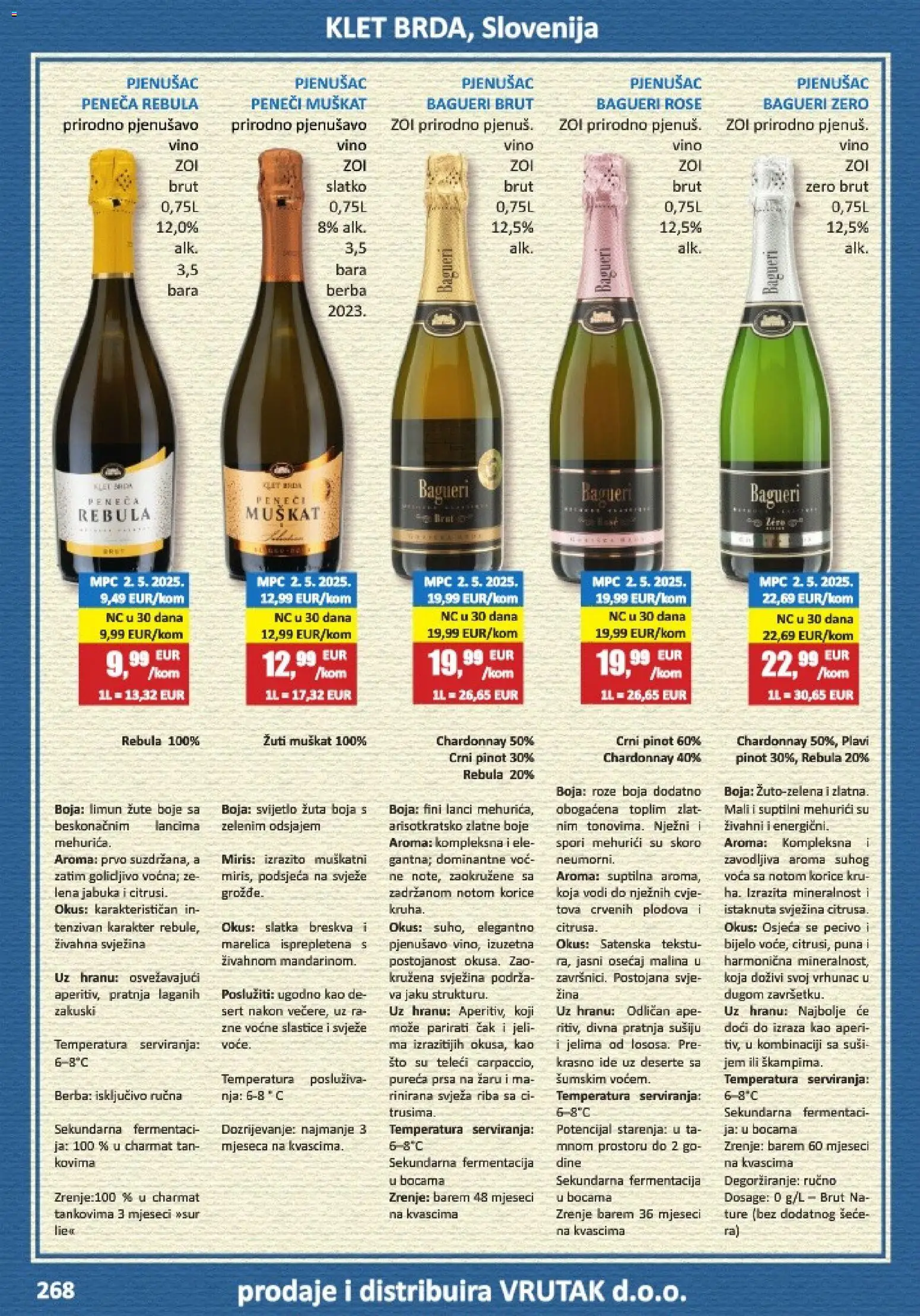 Vrutak katalog | vrijedi od 01.11.2025 | Stranica: 268 | Proizvodi: Vino, Riba, Limun, Breskva
