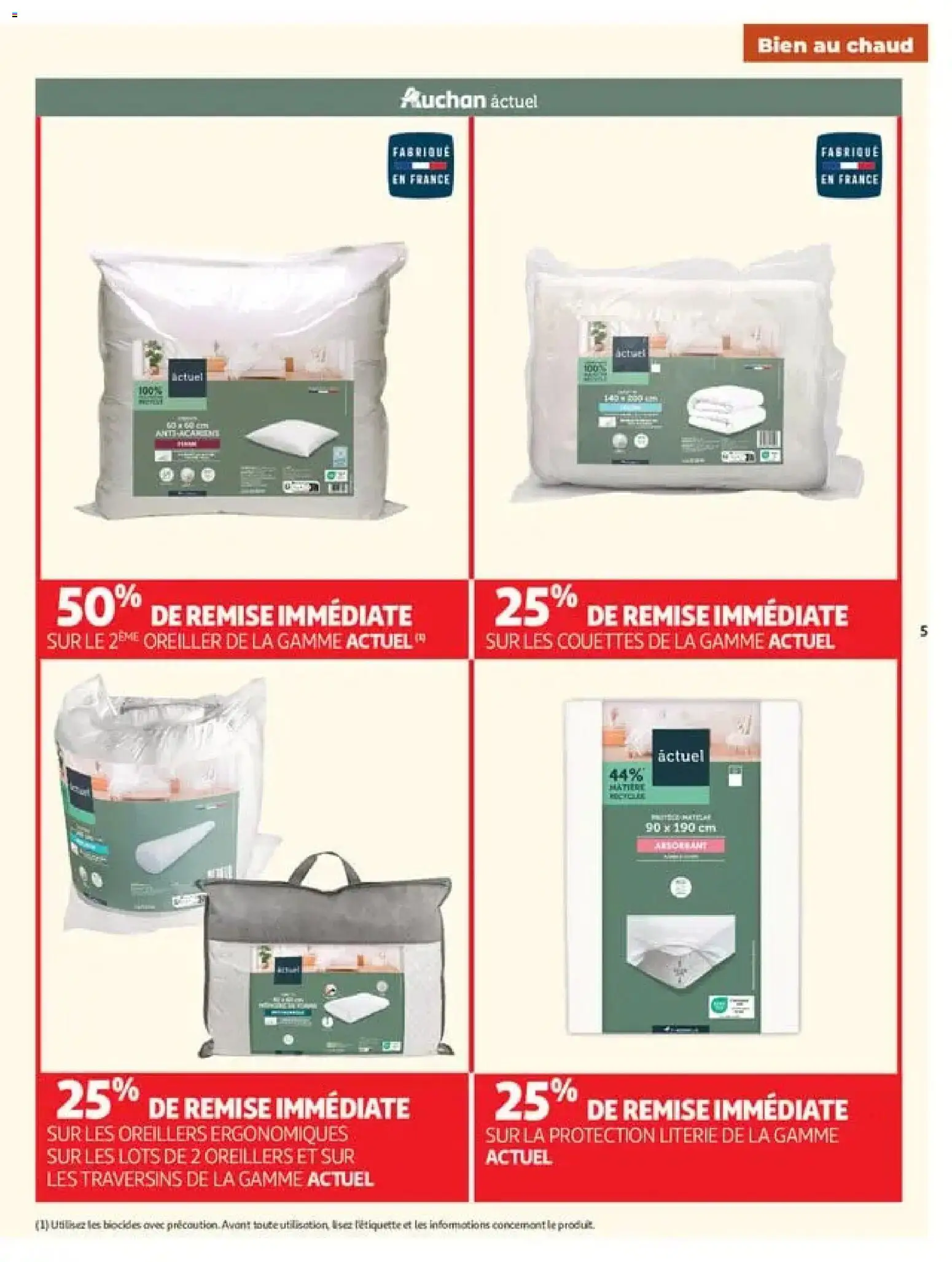 {H1} | Page: 5 | Produits: Matelas, Oreiller, Literie, Couette